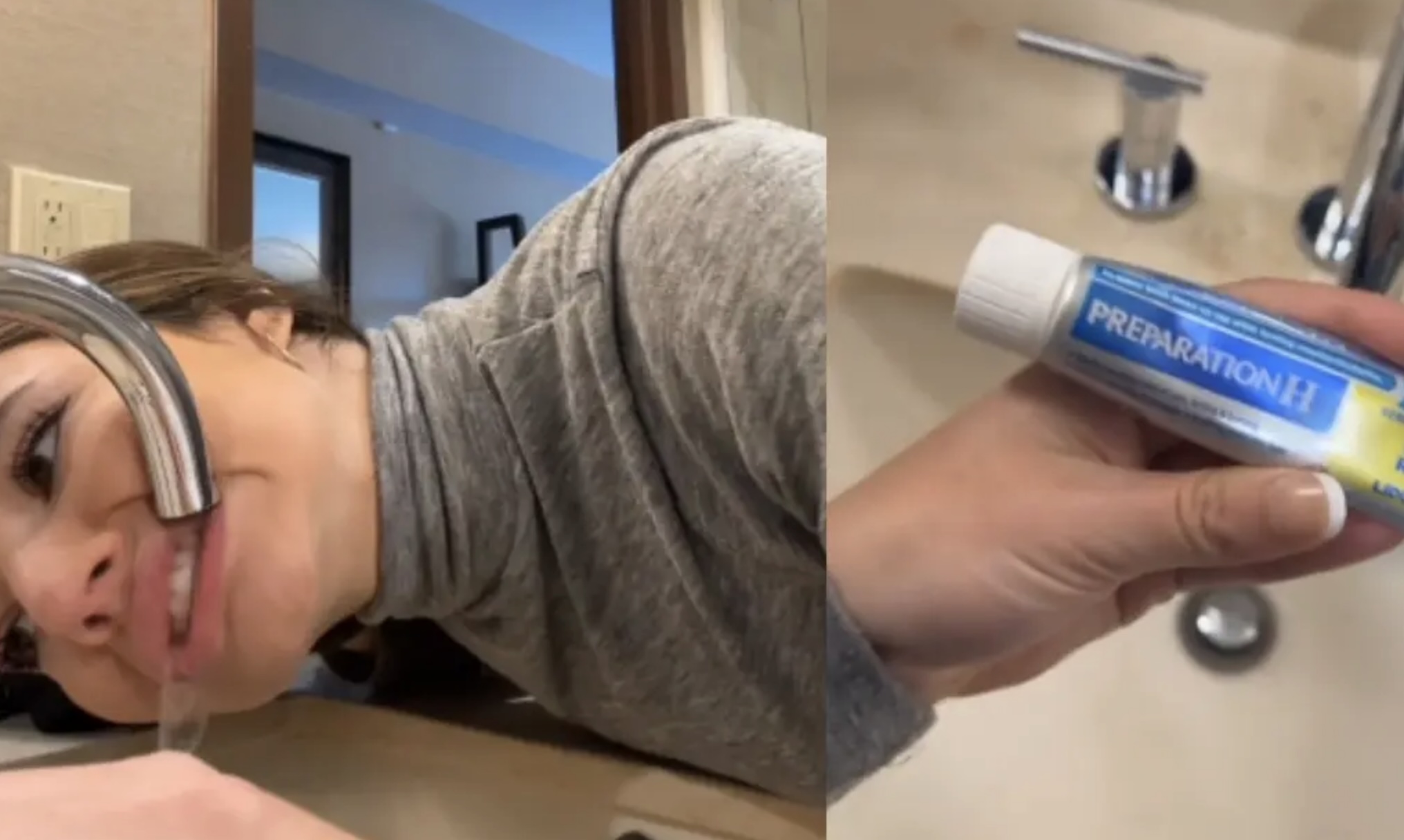 Woman Mistakenly Brushes Teeth with Hemorrhoid Cream