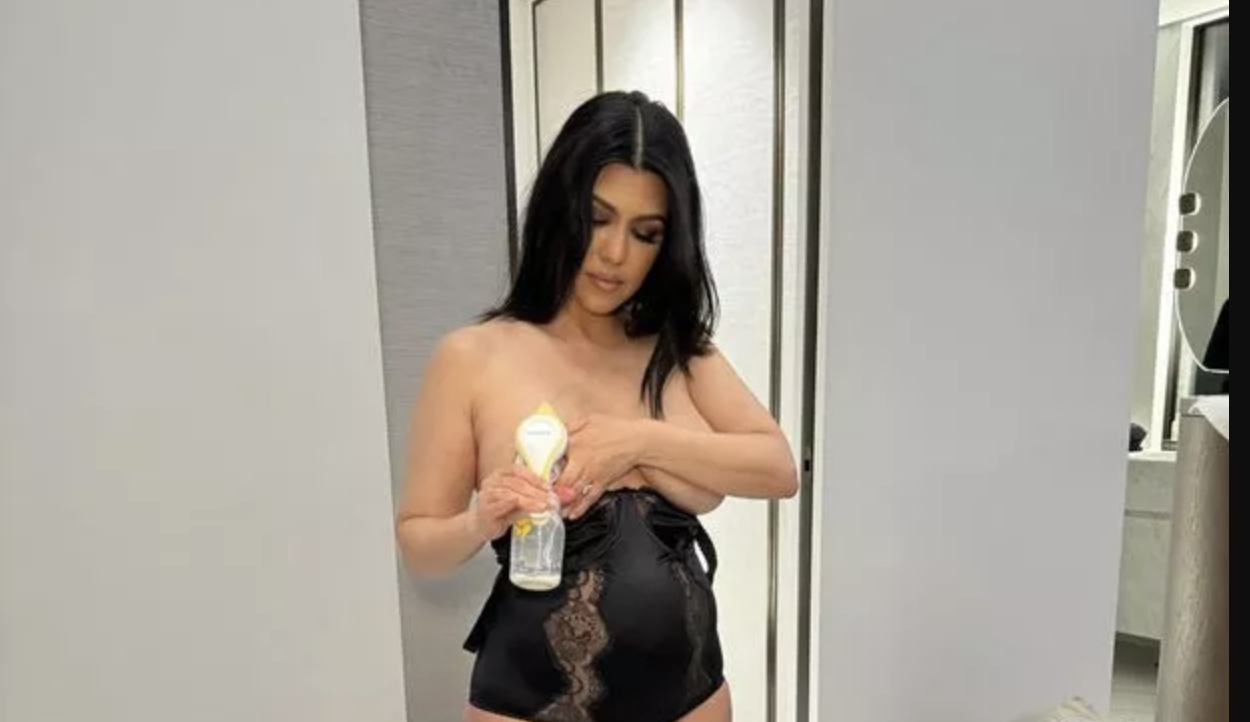 Kourtney Kardashian shocks fans with breast milk confession
