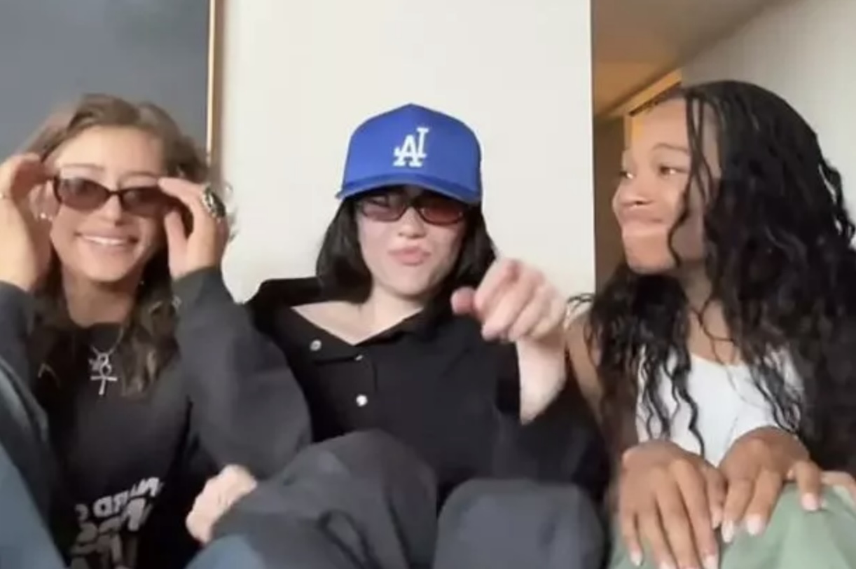 Billie Eilish Spotted Getting Cozy with Two Female Friends at Coachella