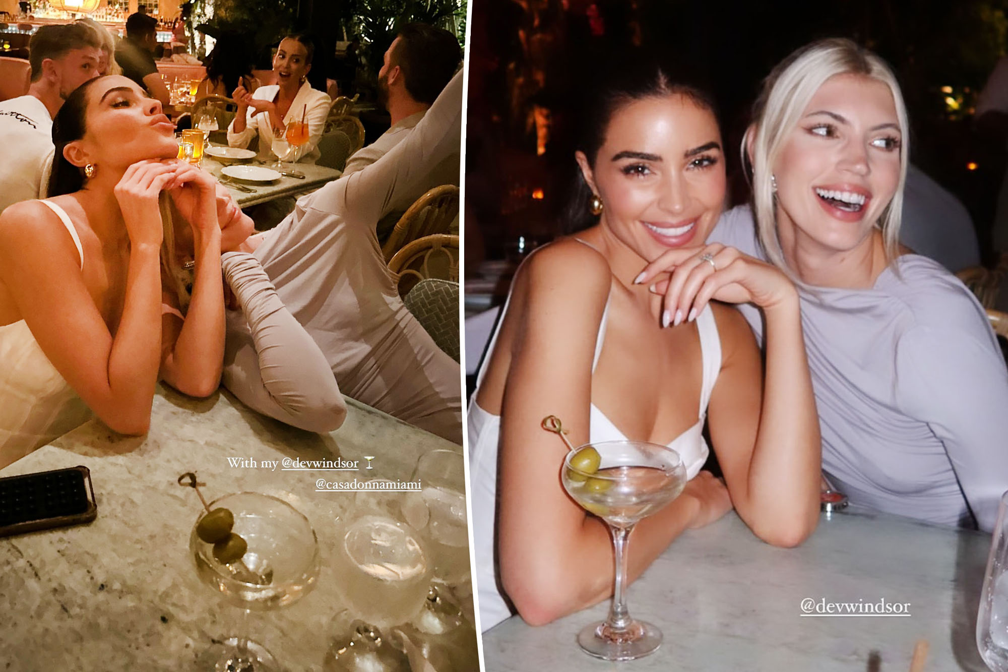 Olivia Culpo and Devon Windsor Enjoy Girls' Night Out After F1 Miami Grand Prix