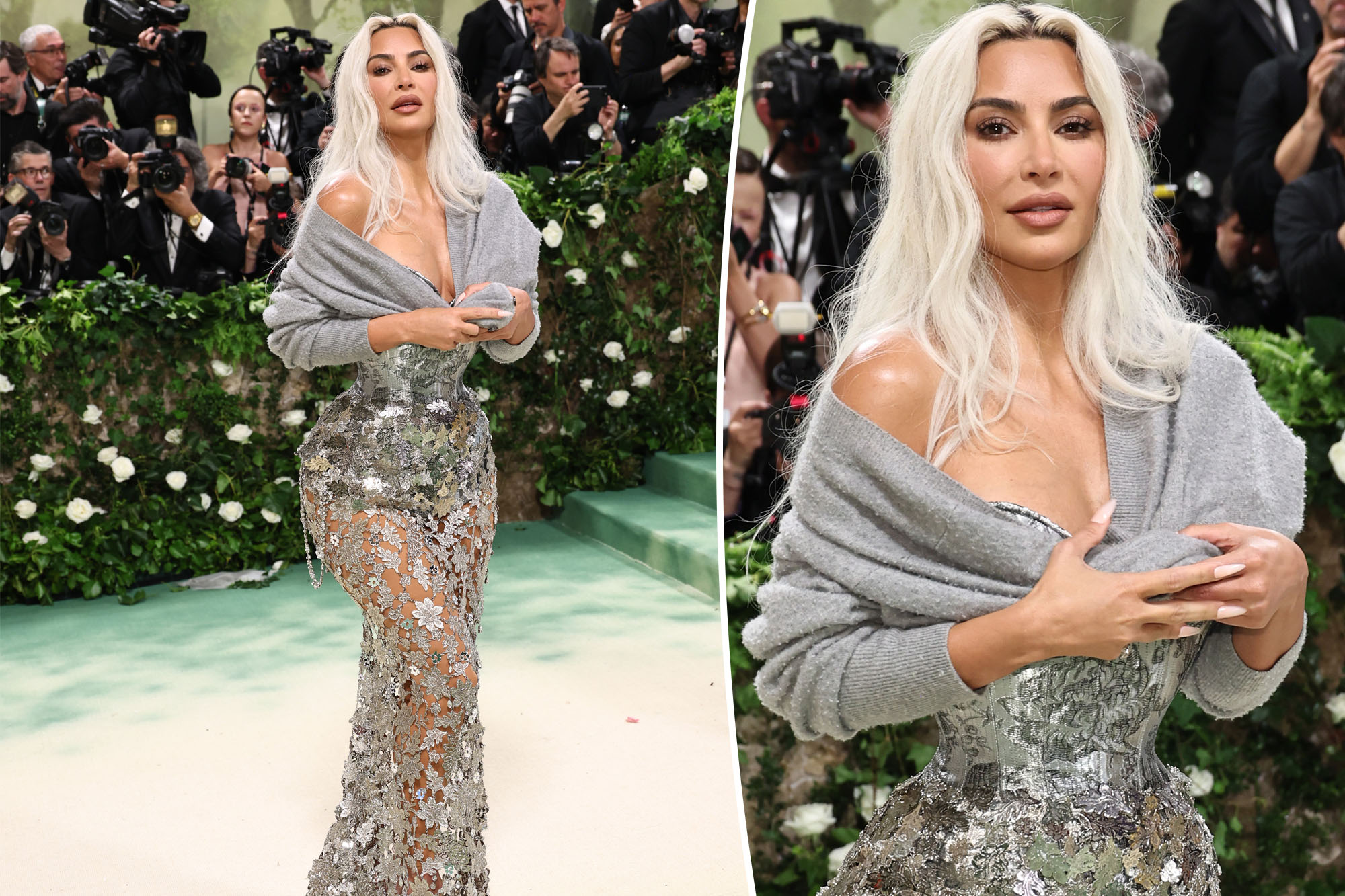 Kim Kardashian steals the show at Met Gala 2024