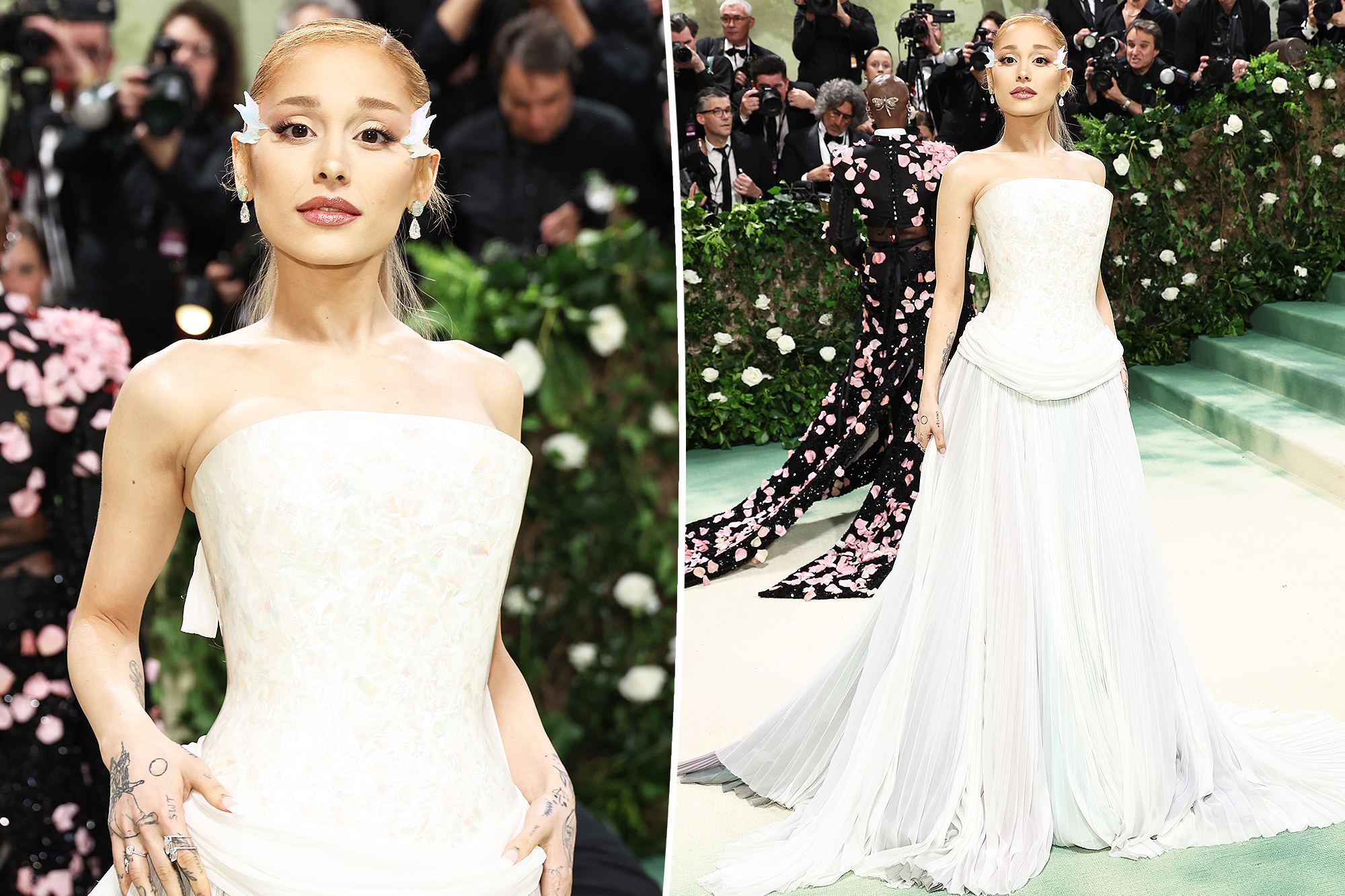 Ariana Grande Stuns in Ethereal Corset Gown at Met Gala 2024