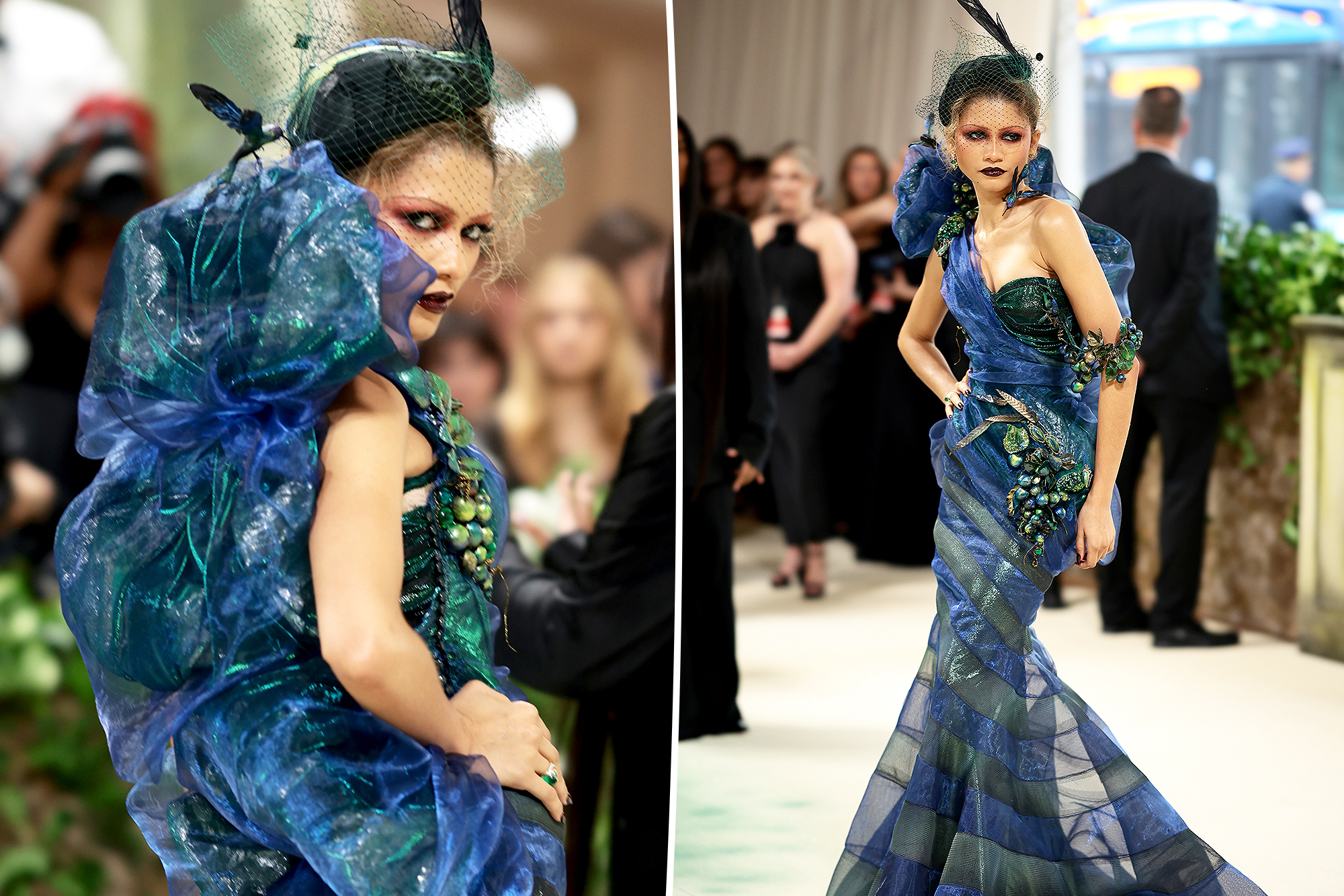 Zendaya stuns in high-fashion hummingbird-inspired look at Met Gala 2024
