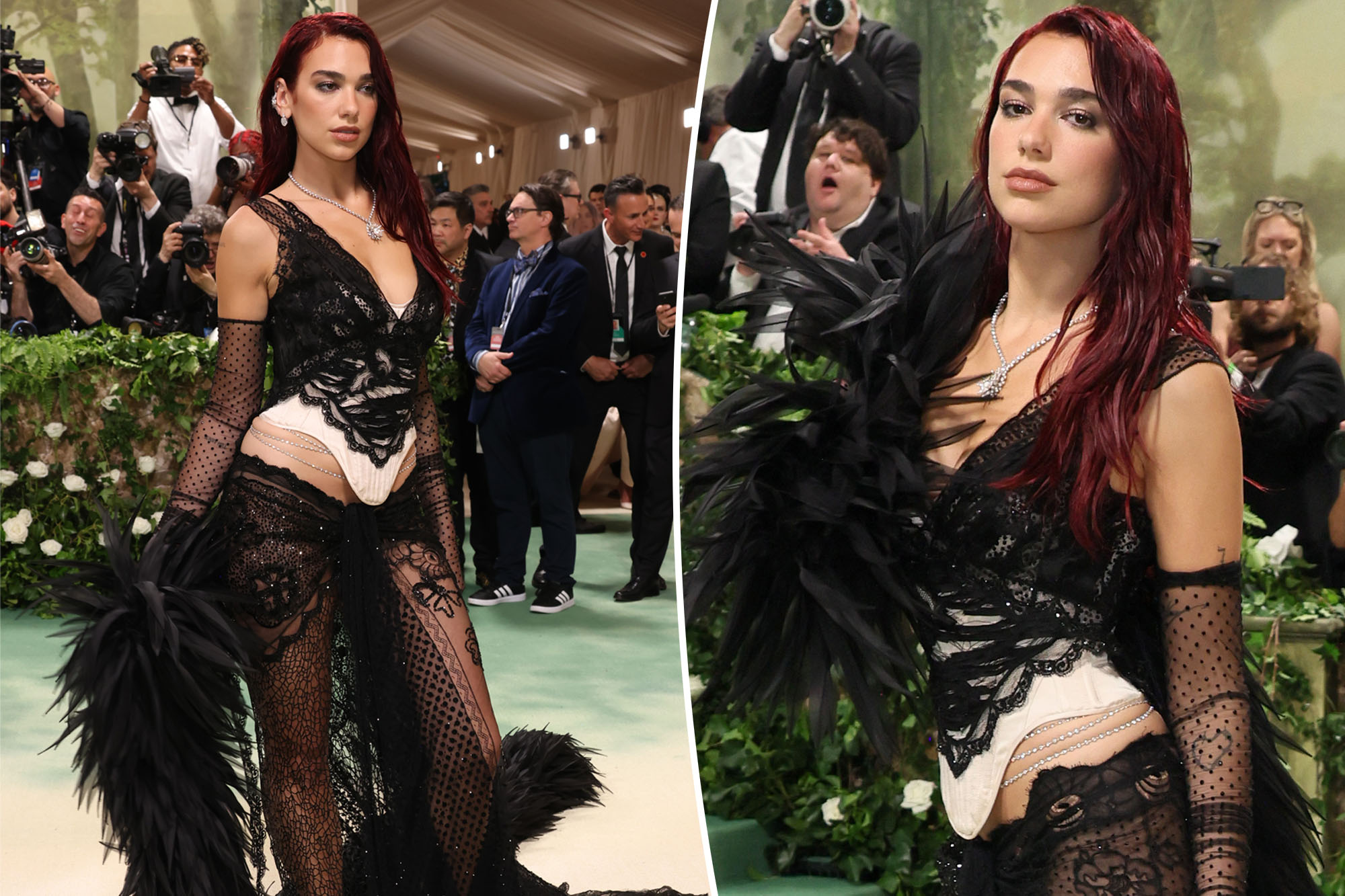 Dua Lipa stuns in a show-stopping gown at the 2024 Met Gala