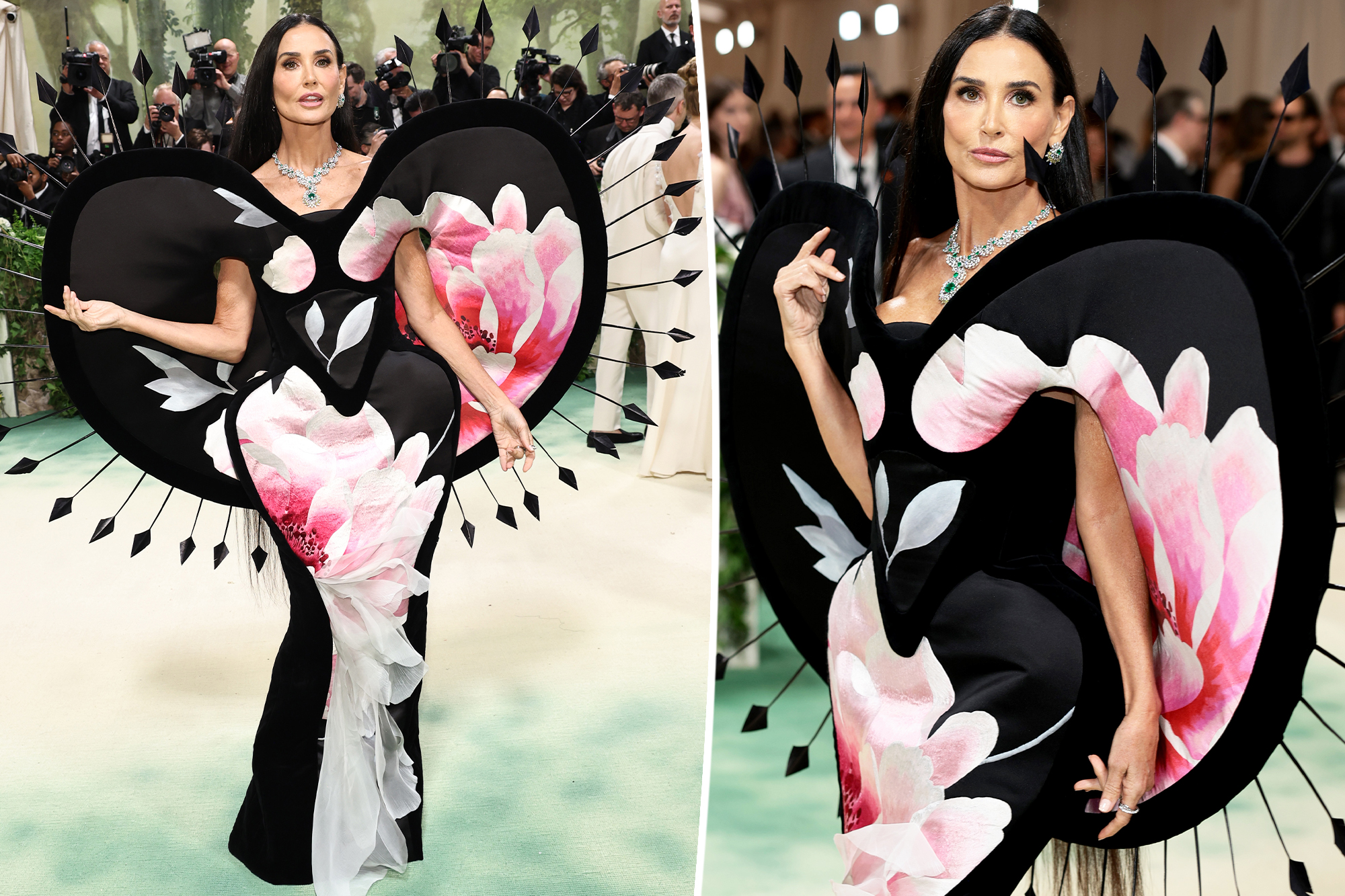 Demi Moore stuns at Met Gala 2024 in ethereal gown