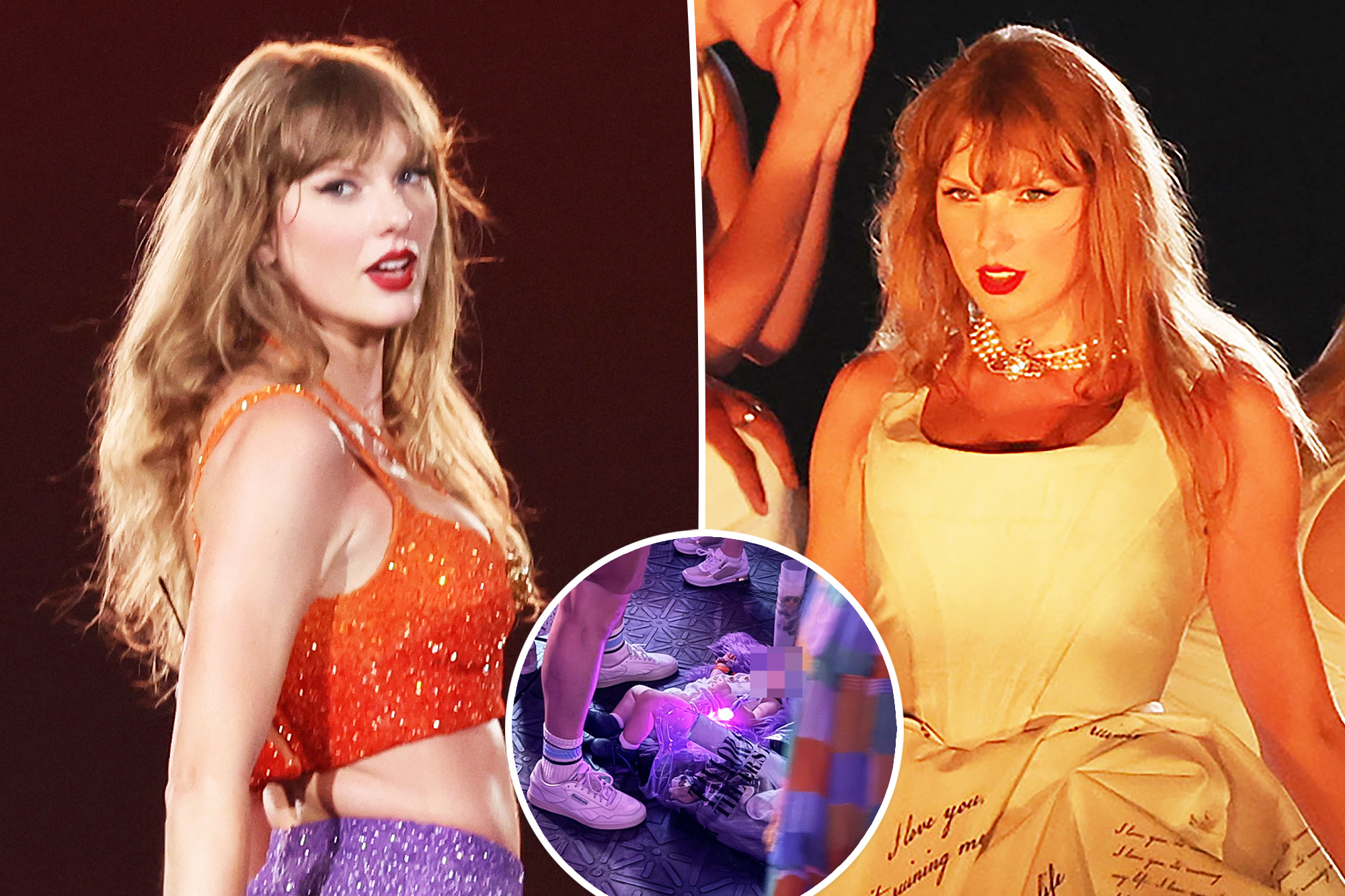 Taylor Swift fans express concern over baby at concert in Paris