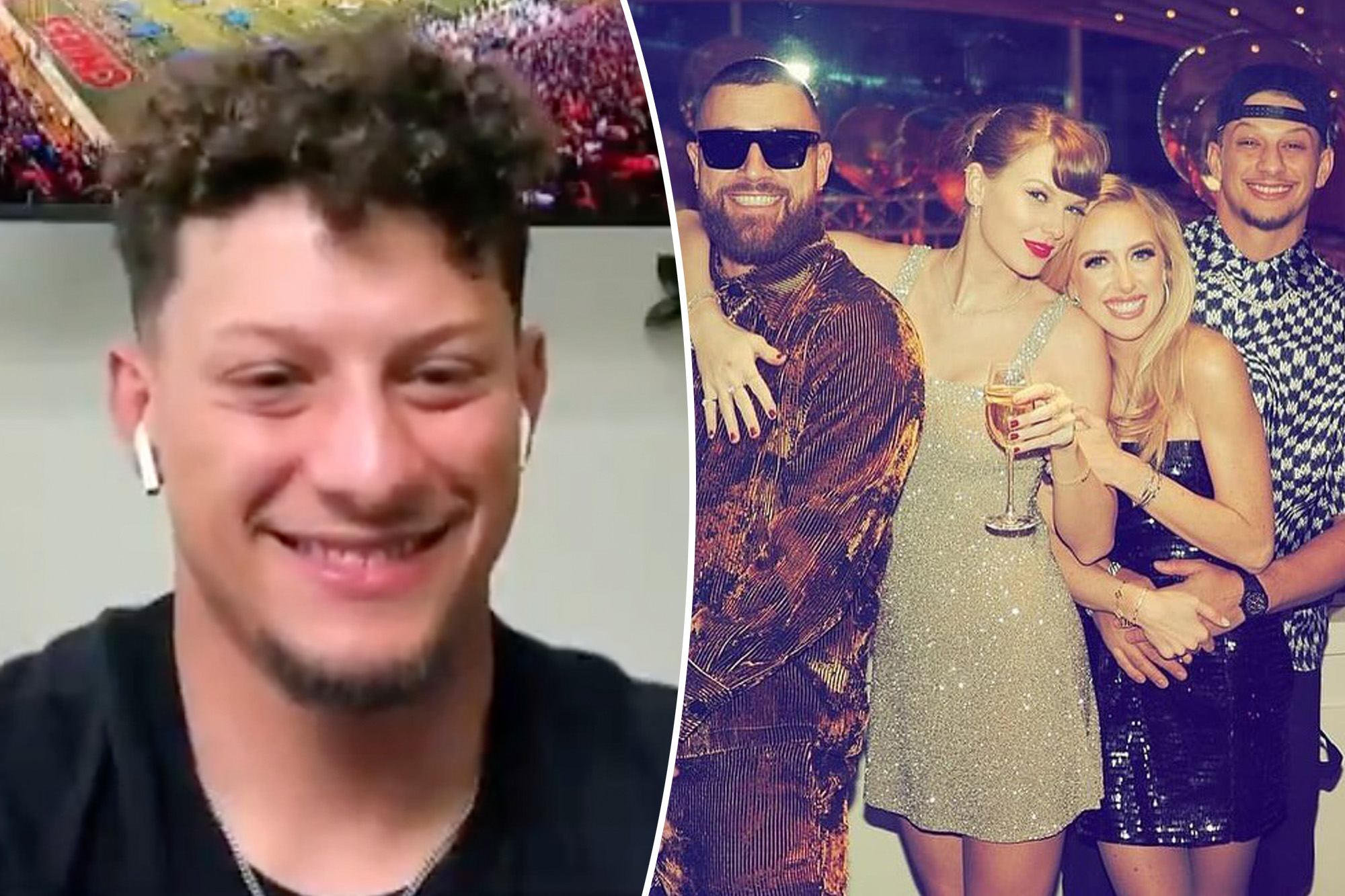 Patrick Mahomes Takes Credit for Playing Matchmaker Between Taylor Swift and Travis Kelce