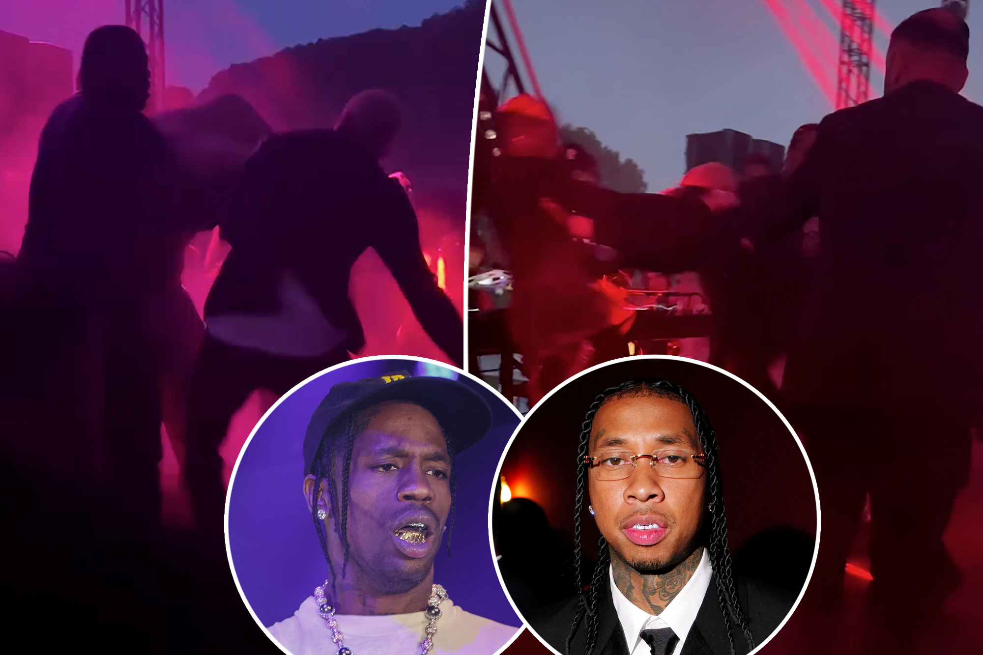 Travis Scott and Tyga's Pal Get into Altercation at Cannes Afterparty