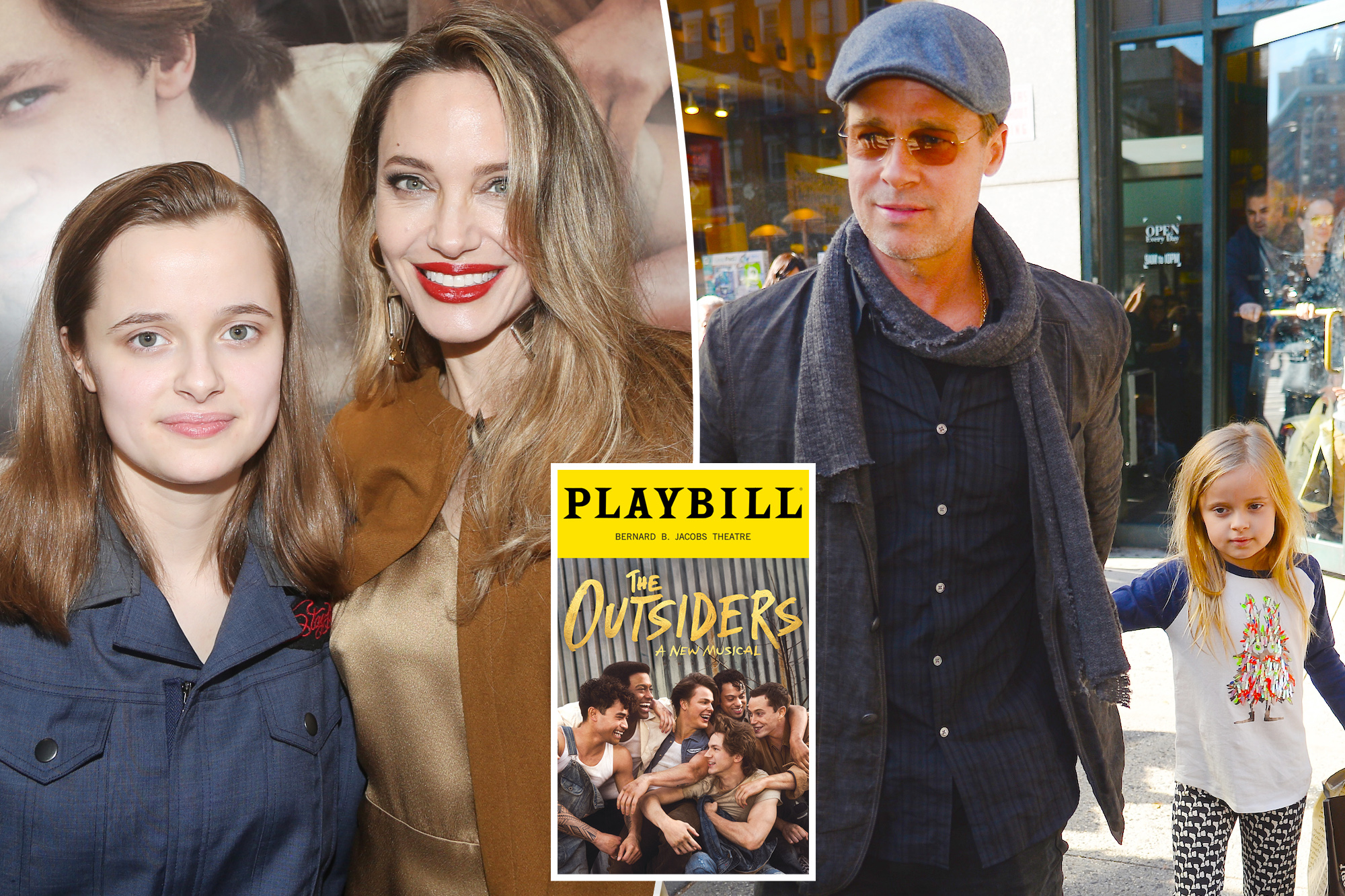 Angelina Jolie and Brad Pitt’s Daughter Vivienne Makes a Bold Move in ‘The Outsiders’ Playbill