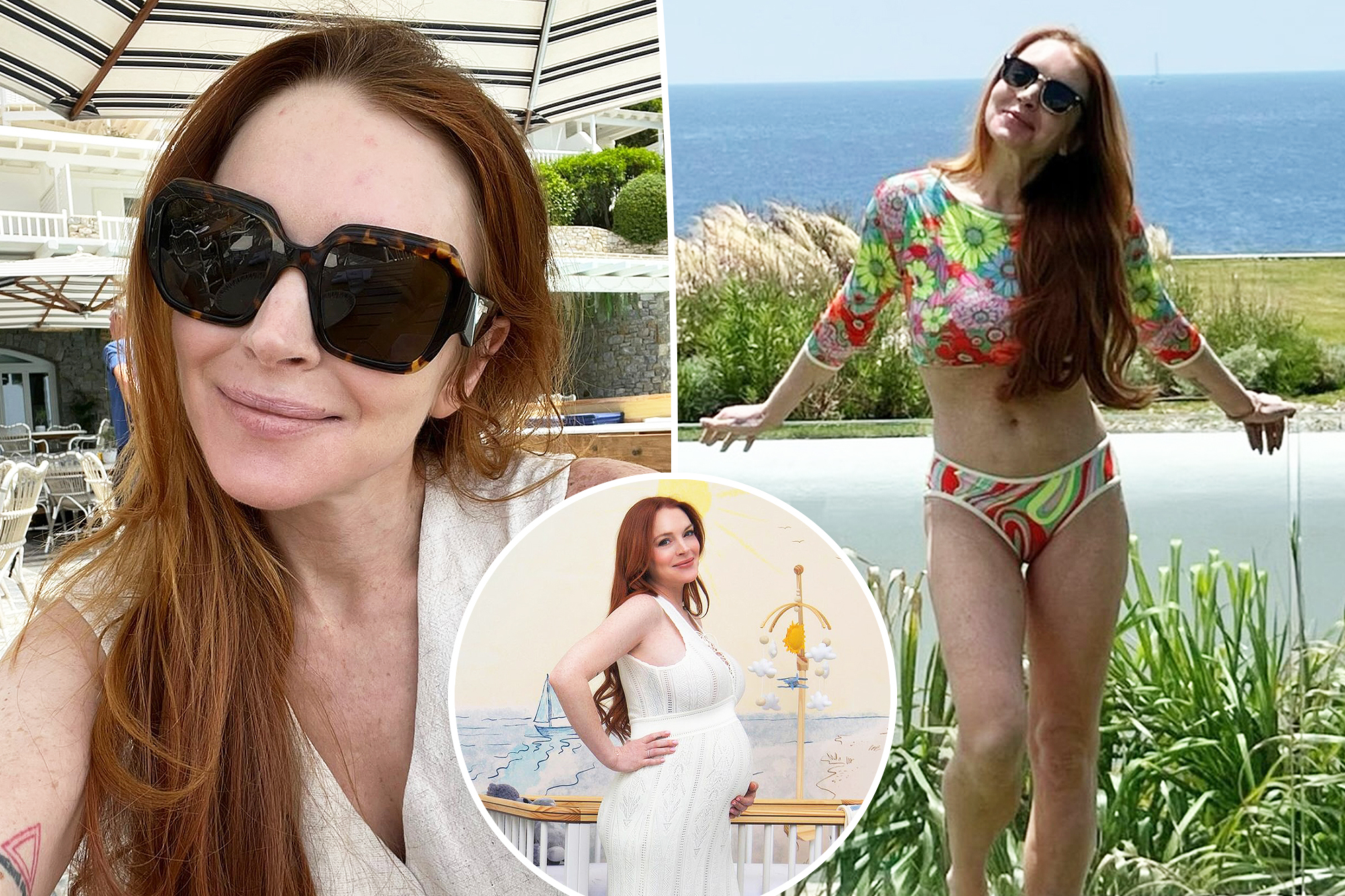 Lindsay Lohan Embraces Postpartum Body Confidence in Vibrant Swimsuit