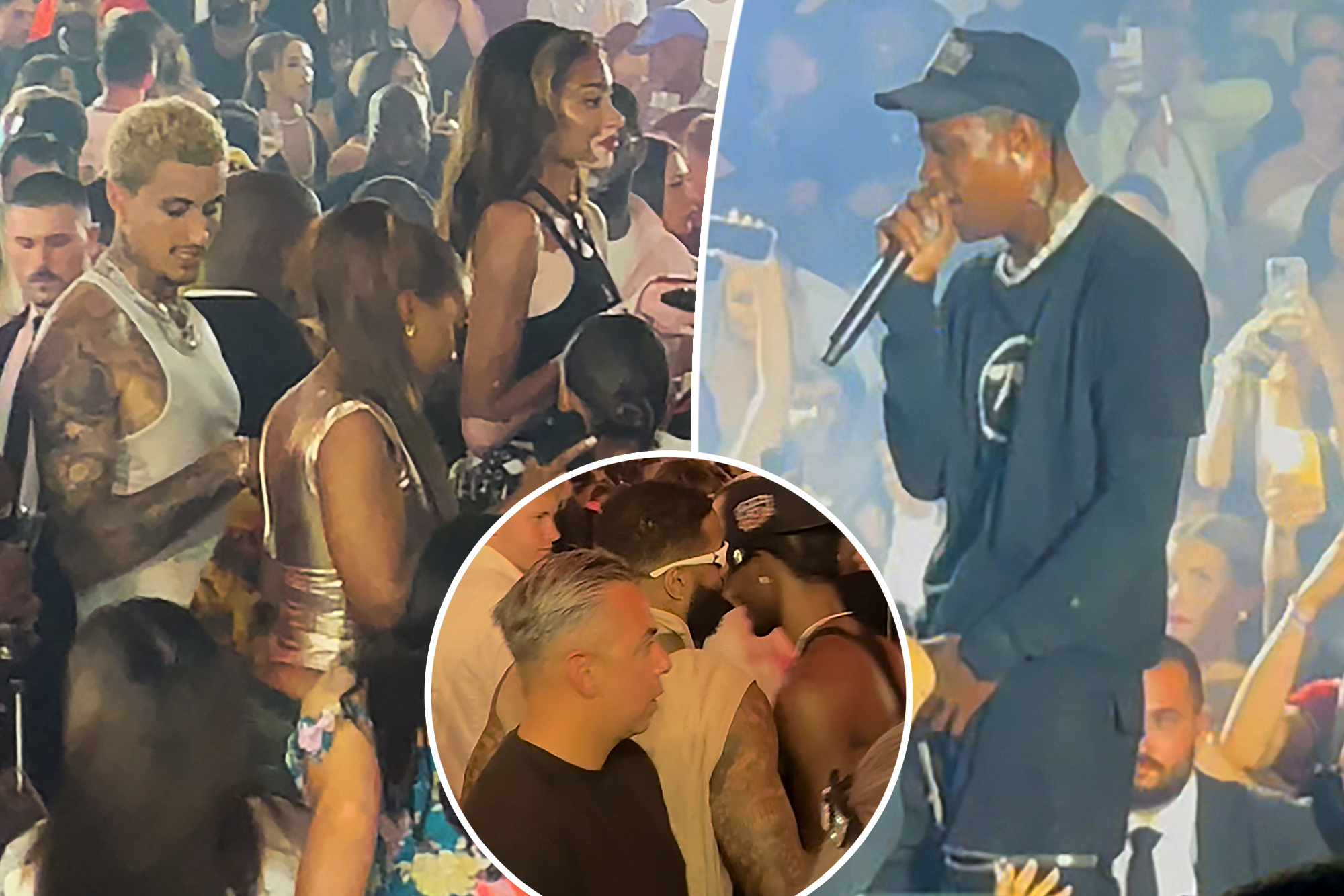 Celebrities Show Support for Travis Scott at F1 Afterparty in Monaco