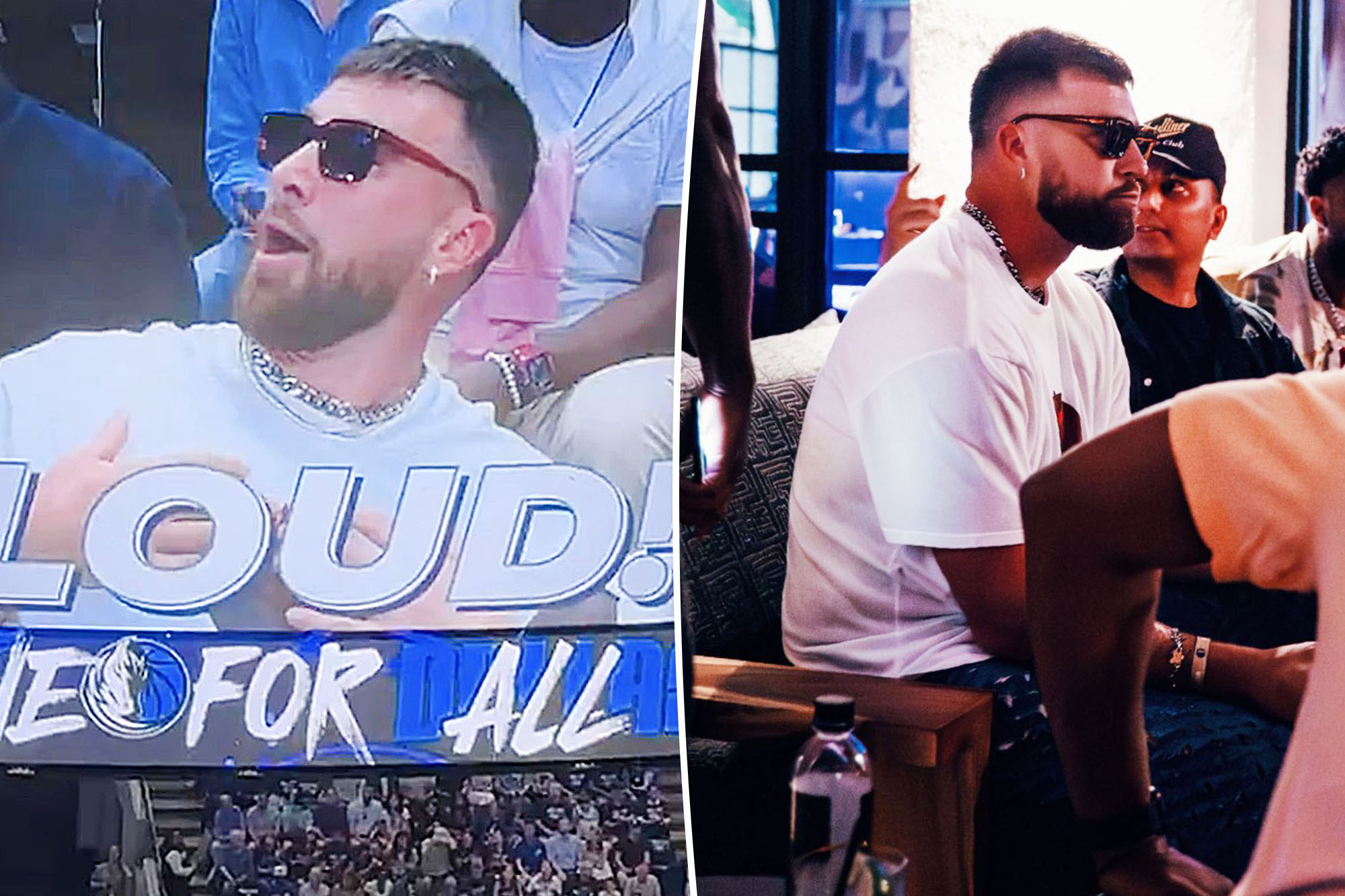 Travis Kelce Enjoys Night Out with Friends in Dallas