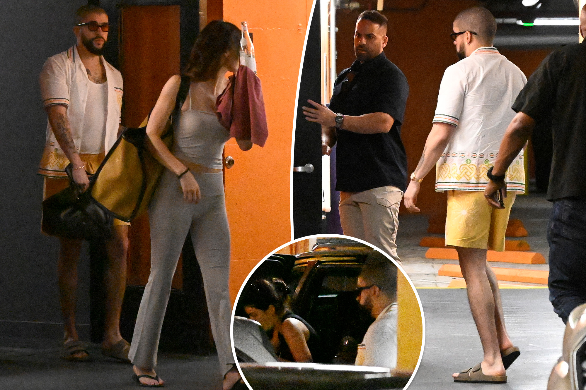 Kendall Jenner and Bad Bunny Spotted Sneaking Out of Hotel After Dinner Date in Miami