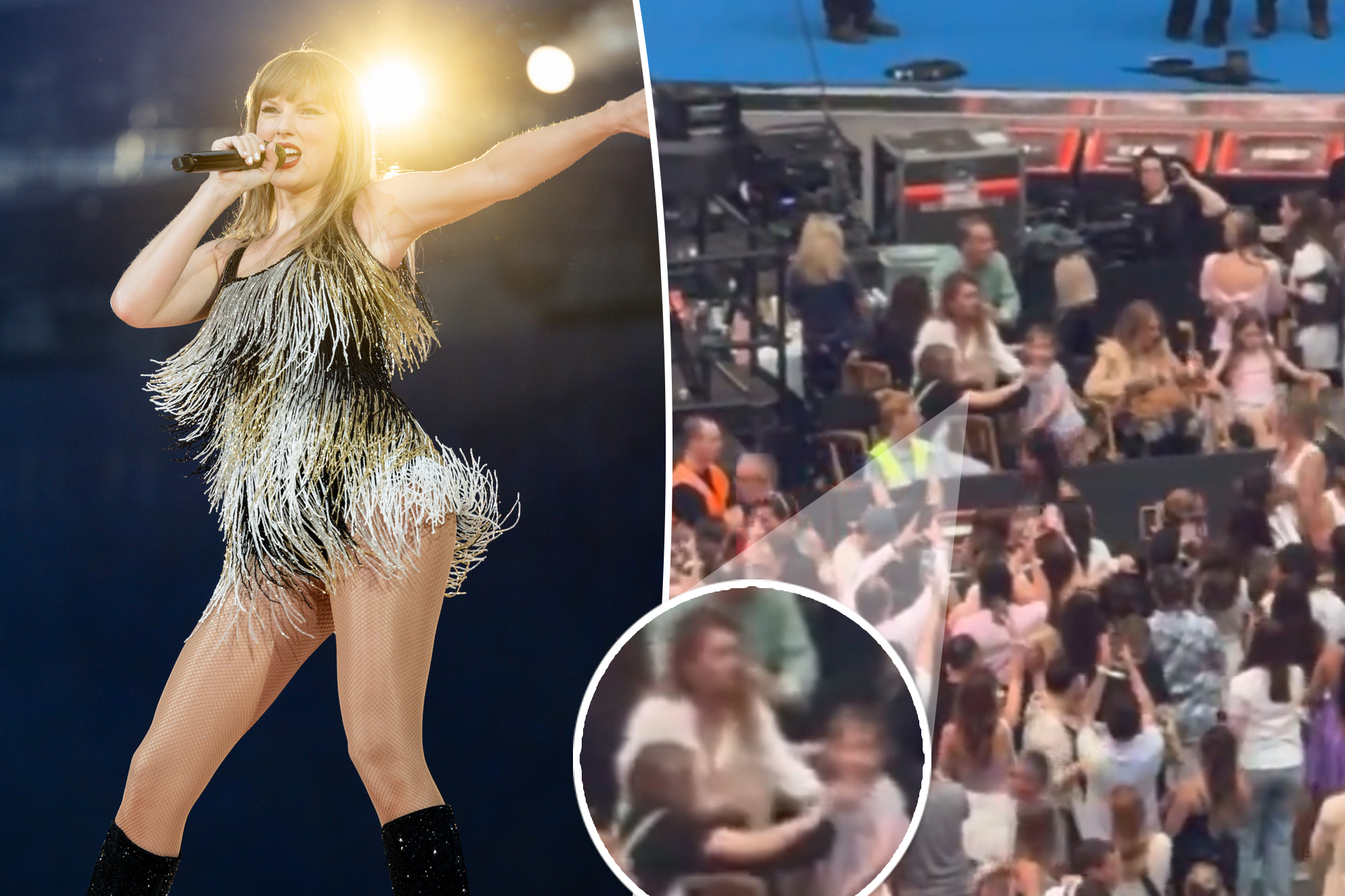Blake Lively and Ryan Reynolds Support Taylor Swift at Eras Tour Show in Spain