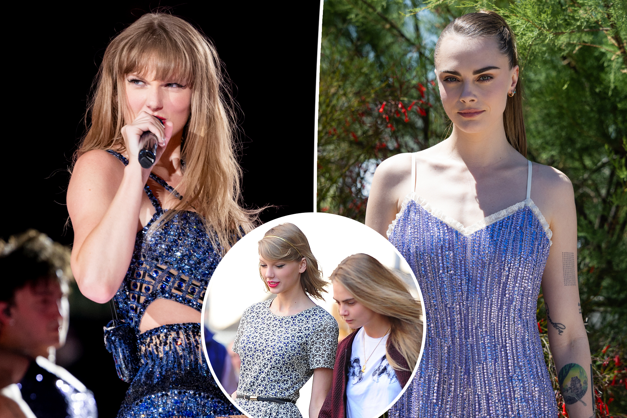 Taylor Swift Shows Support for Cara Delevingne at London Theater