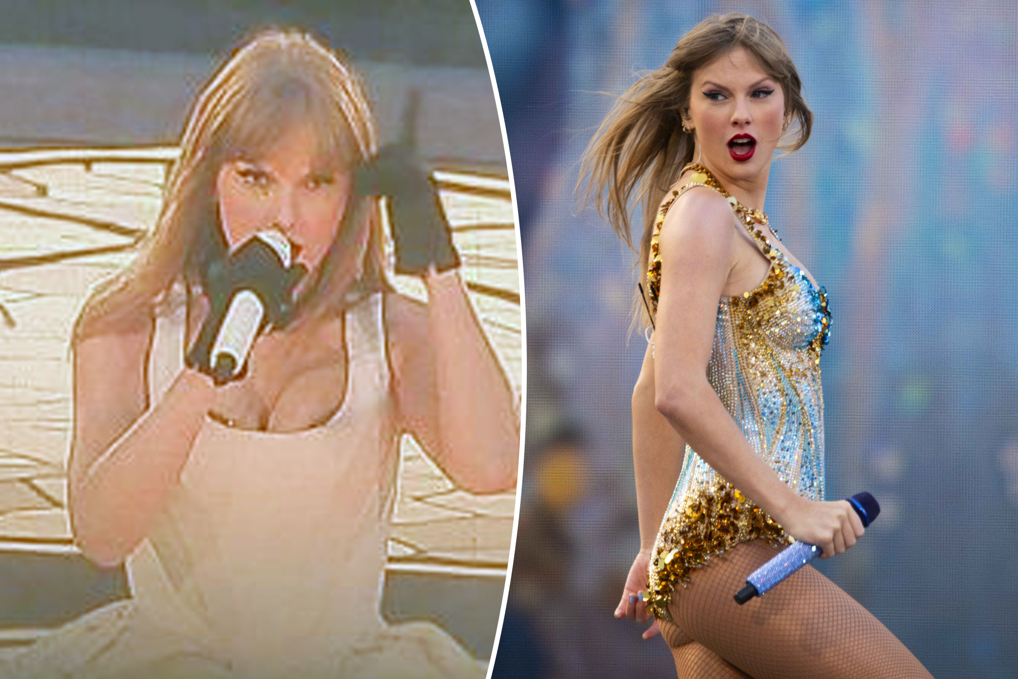 Taylor Swift's Fashionable Wardrobe Change Amid Scottish Winds