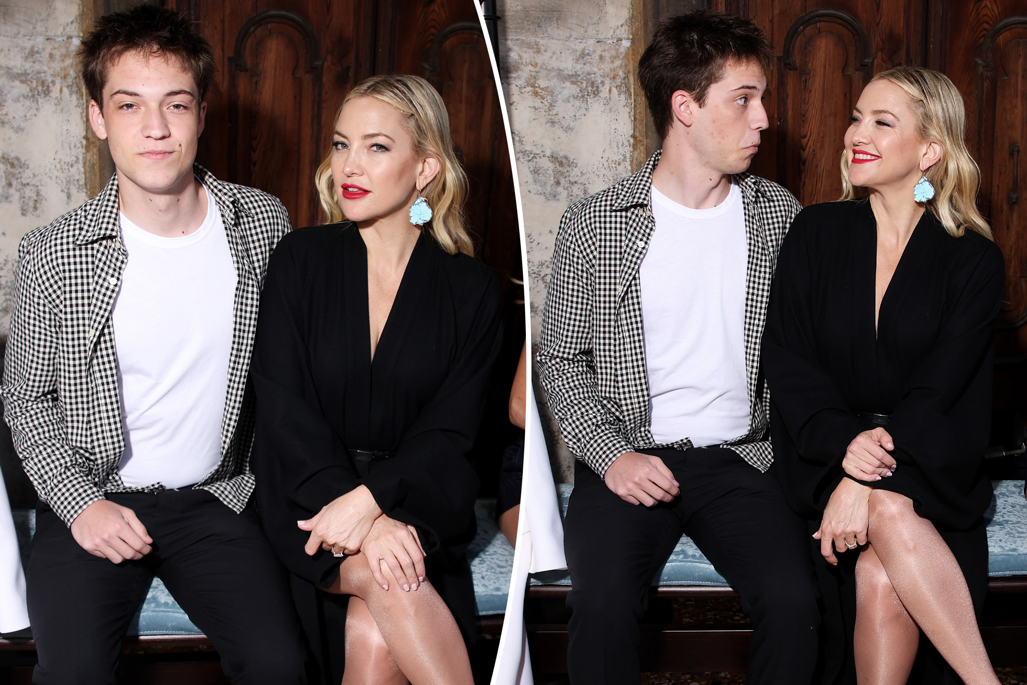 Kate Hudson and Son Ryder Robinson Make a Stylish Duo at Max Mara Fashion Show in Italy