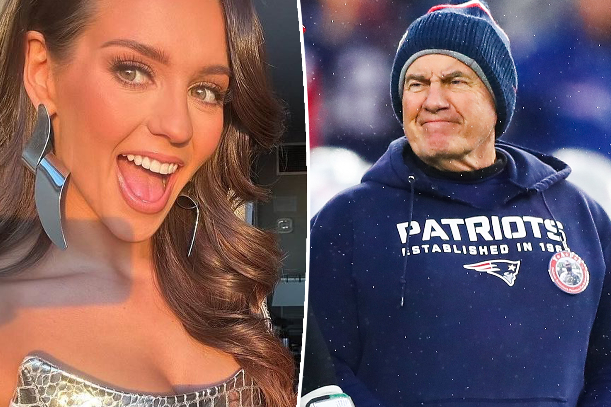 Shocking: Ex-Patriots Coach, 72, Dating 24-Year-Old Cheerleader