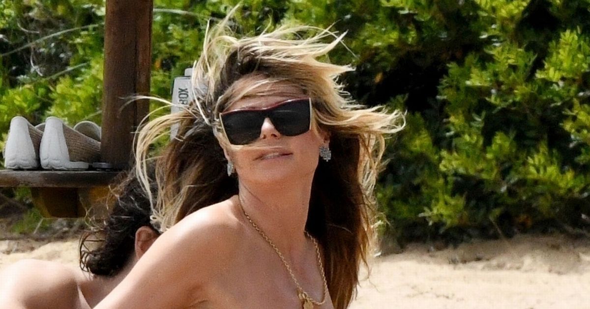 Heidi Klum's Sizzling Topless Getaway: Sun, Sea and toyboy husband