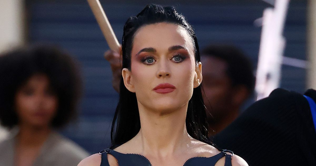 Katy Perry Stuns in Daring Nearly Nude Leather Dress at Vogue World: Paris