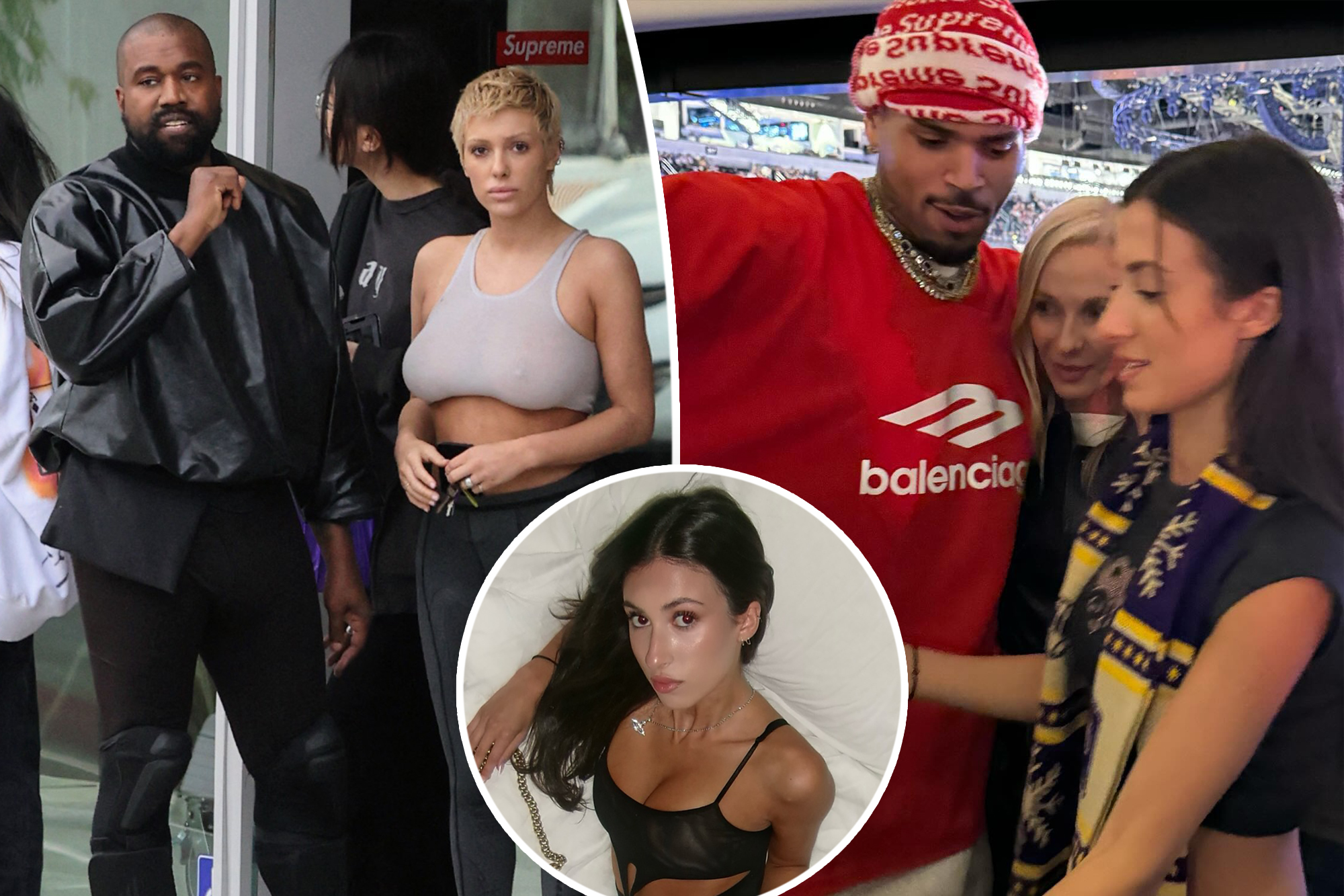 Kanye West's Sister-in-Law Angelina Spotted Chilling with Chris Brown: What's the Scoop?