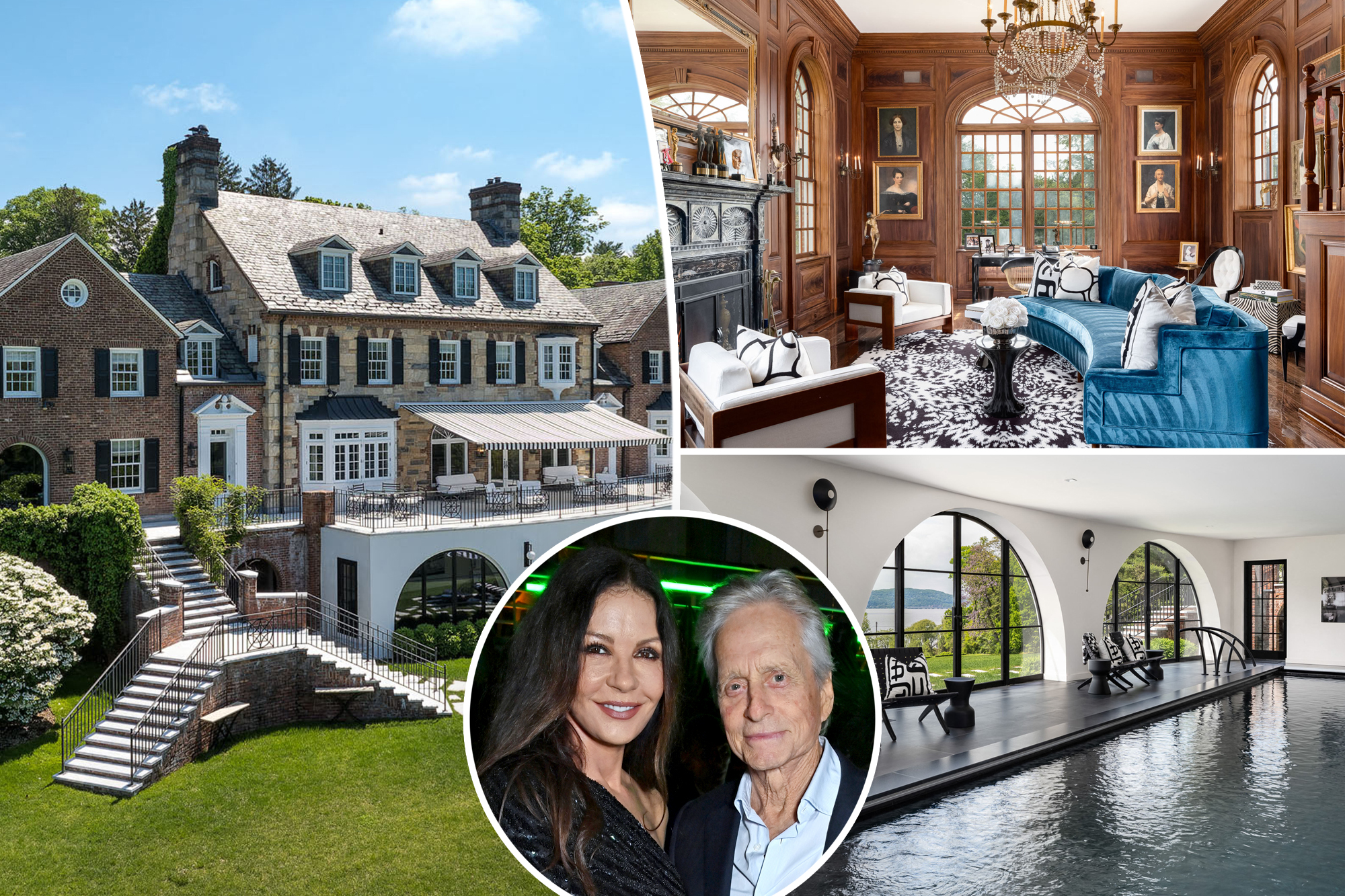 Catherine Zeta-Jones and Michael Douglas' $12 Million Mansion: A Peek Inside Their Luxurious Estate!
