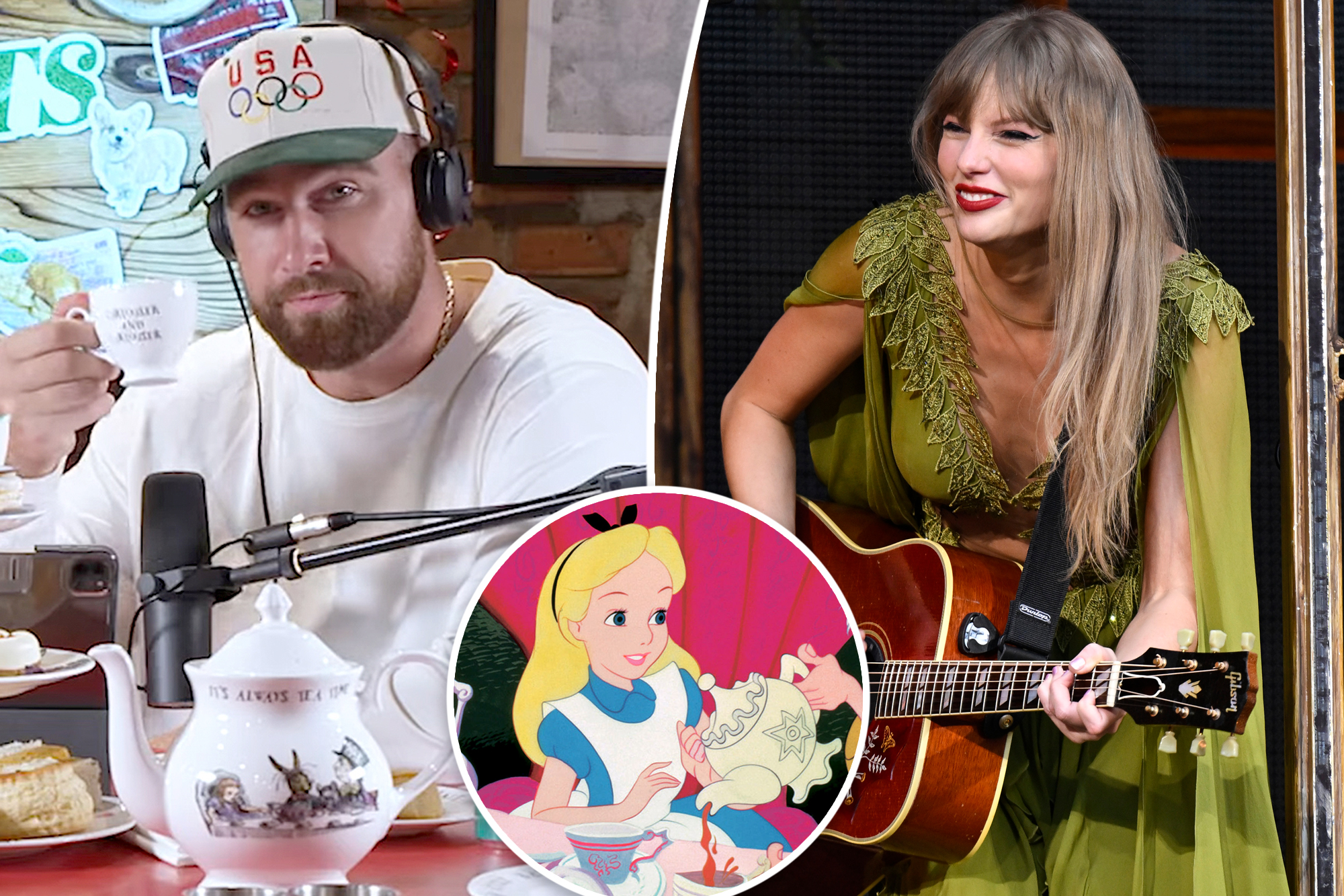 Taylor Swift's Middle Name Sparks Travis Kelce's 'Alice in Wonderland' Revelation