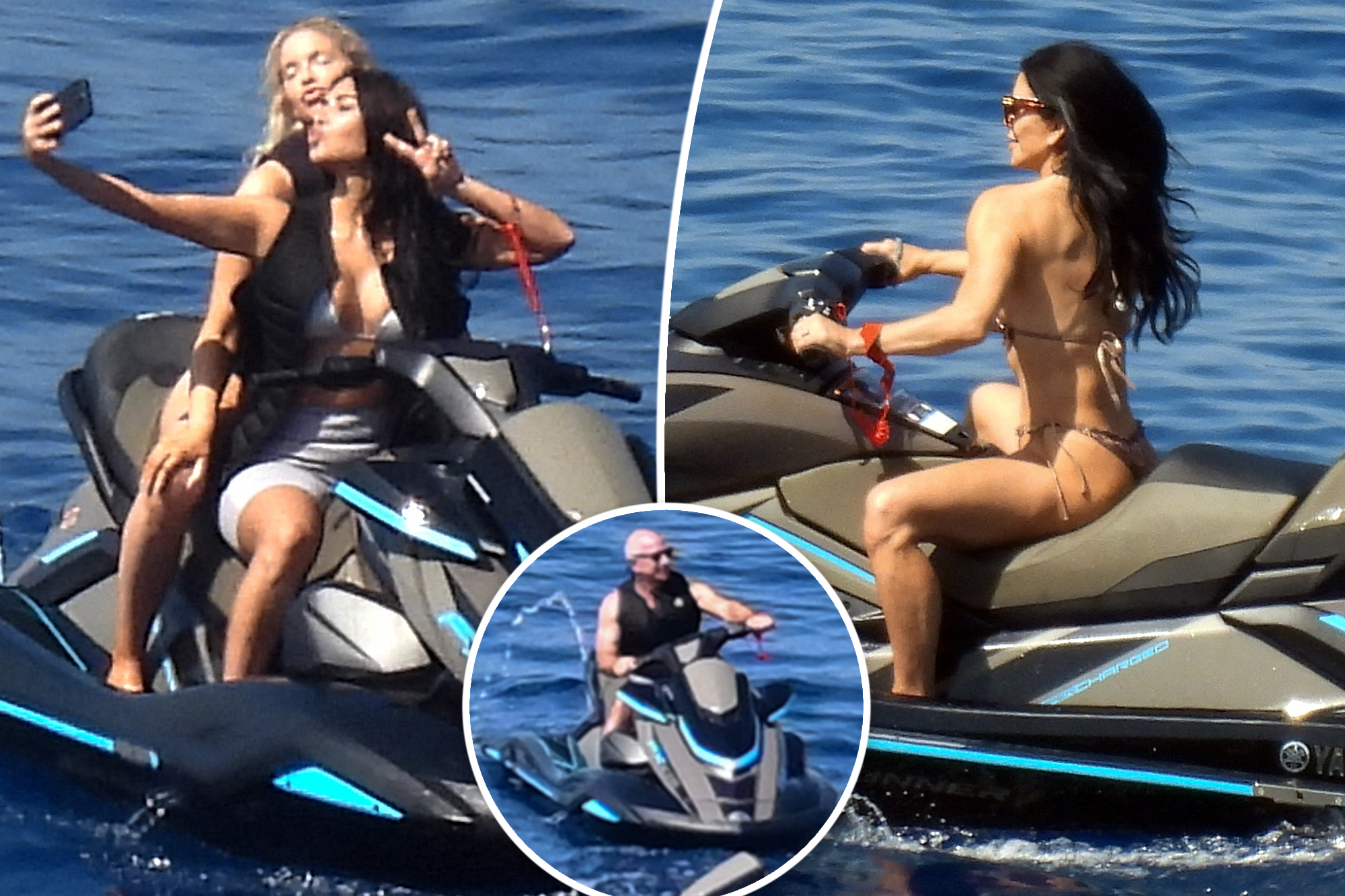Jet Ski Fun in Greece: Jeff Bezos, Lauren Sánchez, and Kim Kardashian Soak Up the Sun