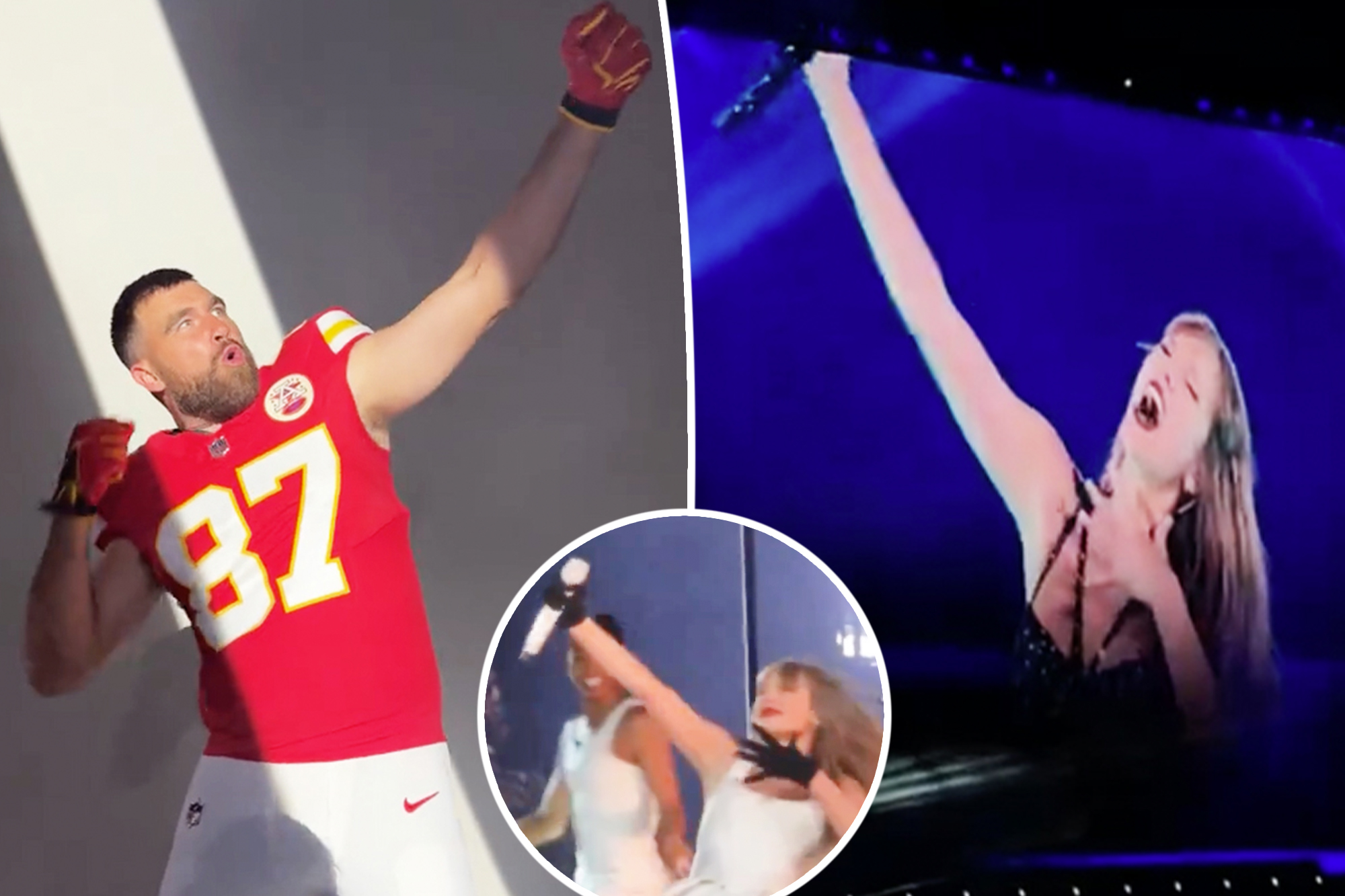 Taylor Swift's Epic Tribute to Boyfriend Travis Kelce Lights Up Dublin Stage