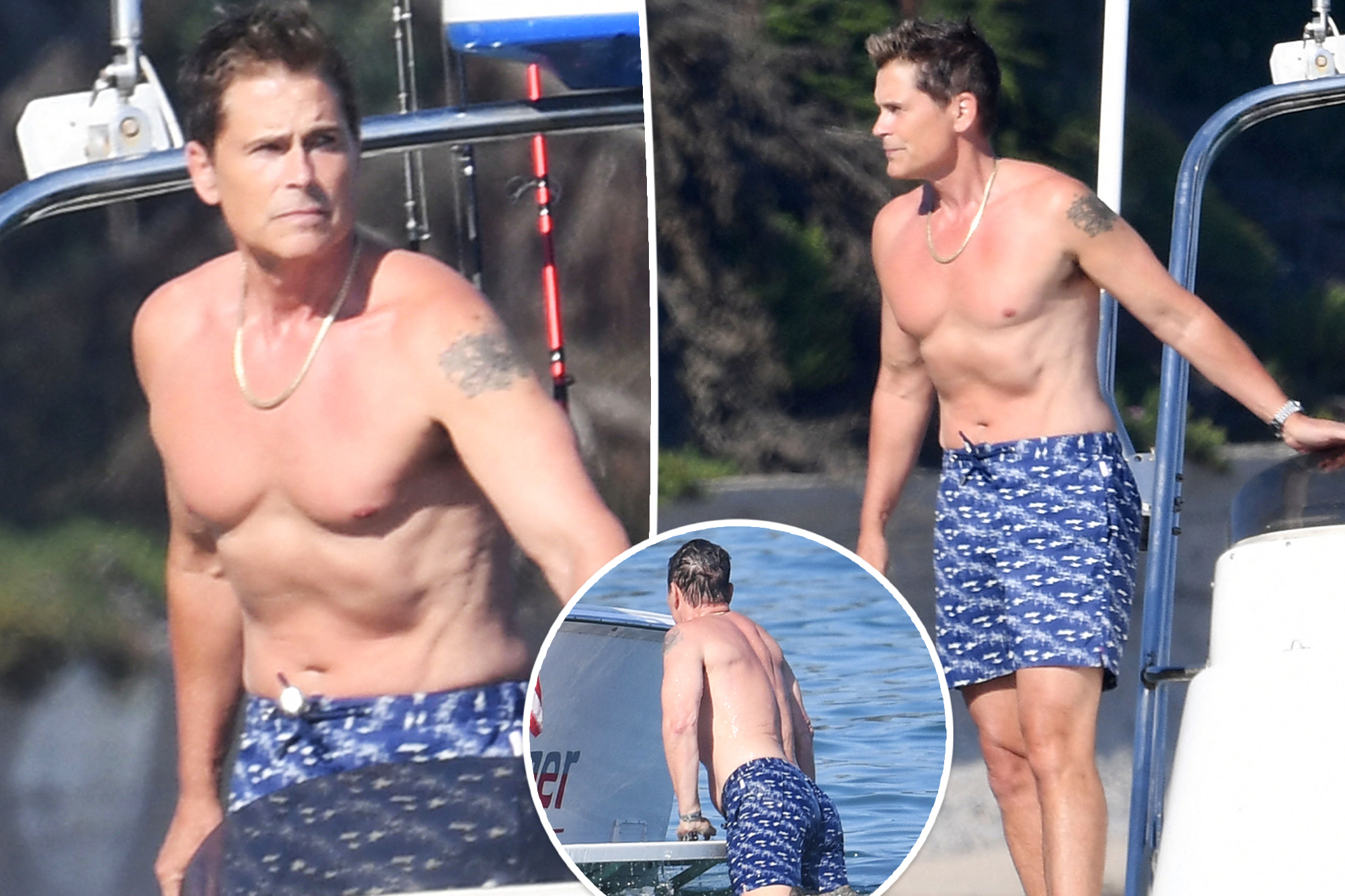 Rob Lowe, 60, Stuns with Ripped Physique on California Boat Adventure