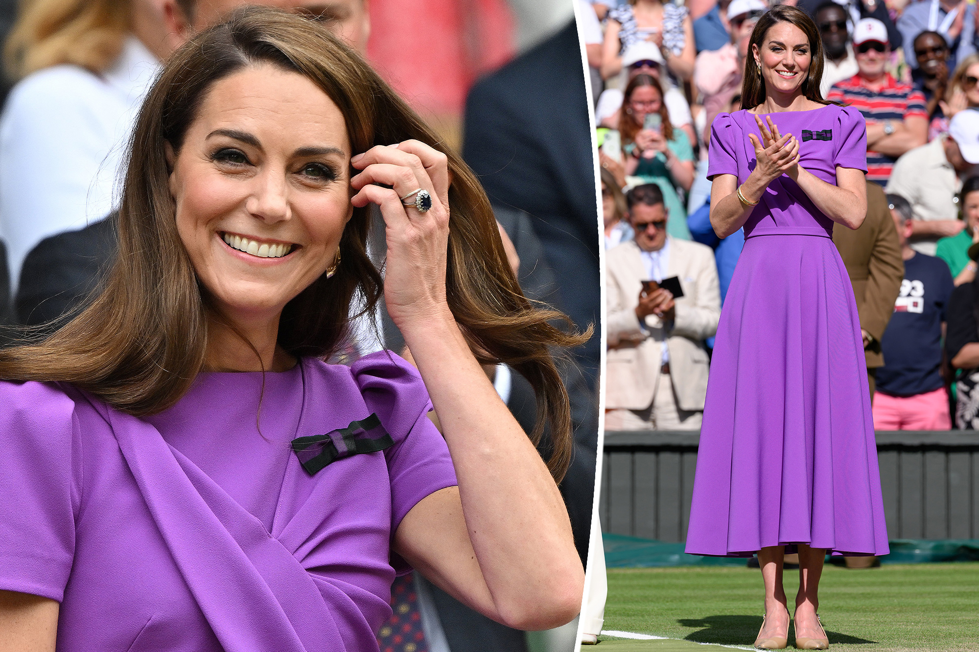 Kate Middleton's Stylish Wimbledon Tribute: The Story Behind Her Purple Dress