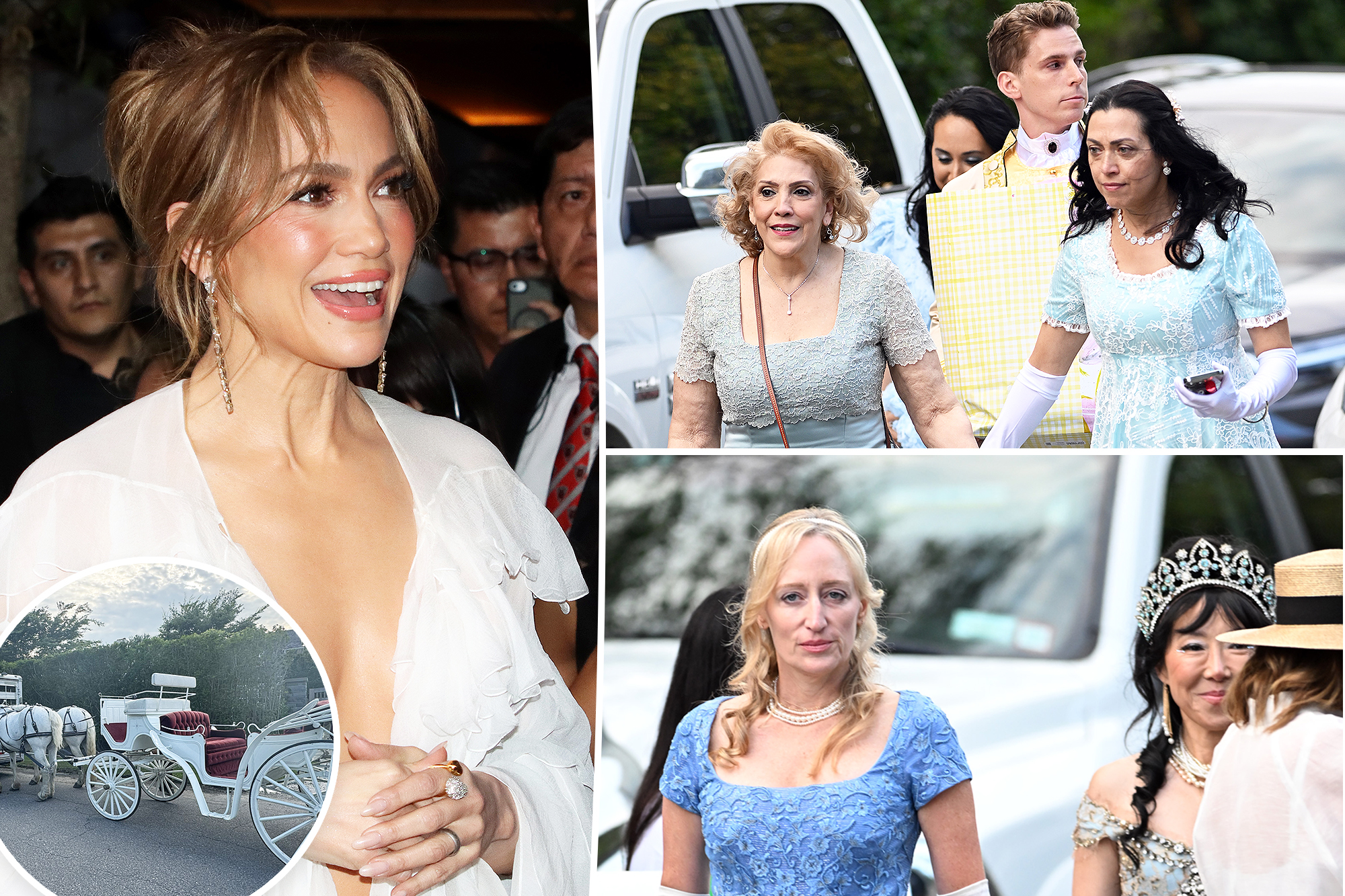 Jennifer Lopez Throws Lavish 'Bridgerton' Birthday Bash in the Hamptons