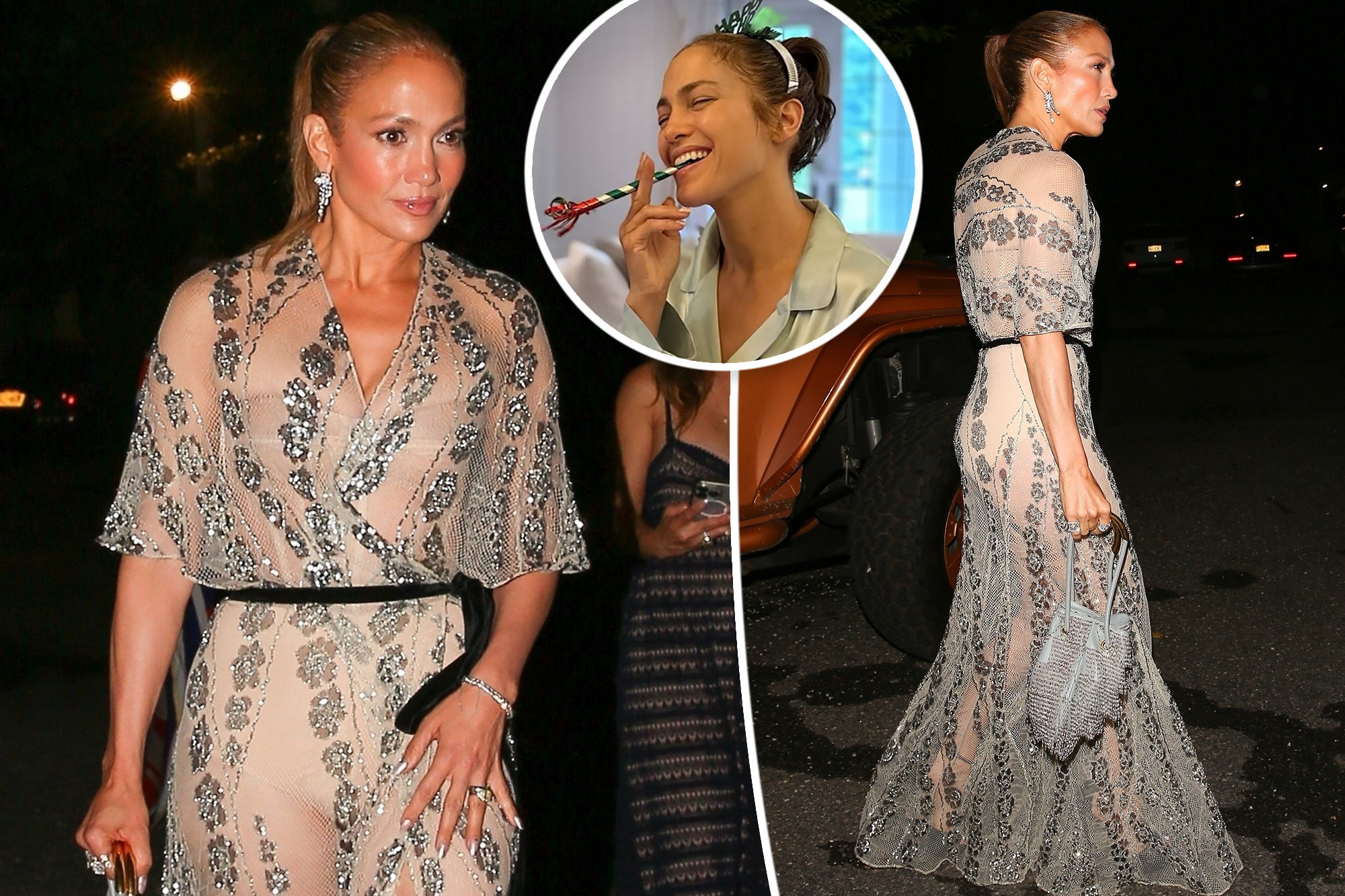 Jennifer Lopez Shines in Dazzling Dior Couture for 55th Birthday Bash