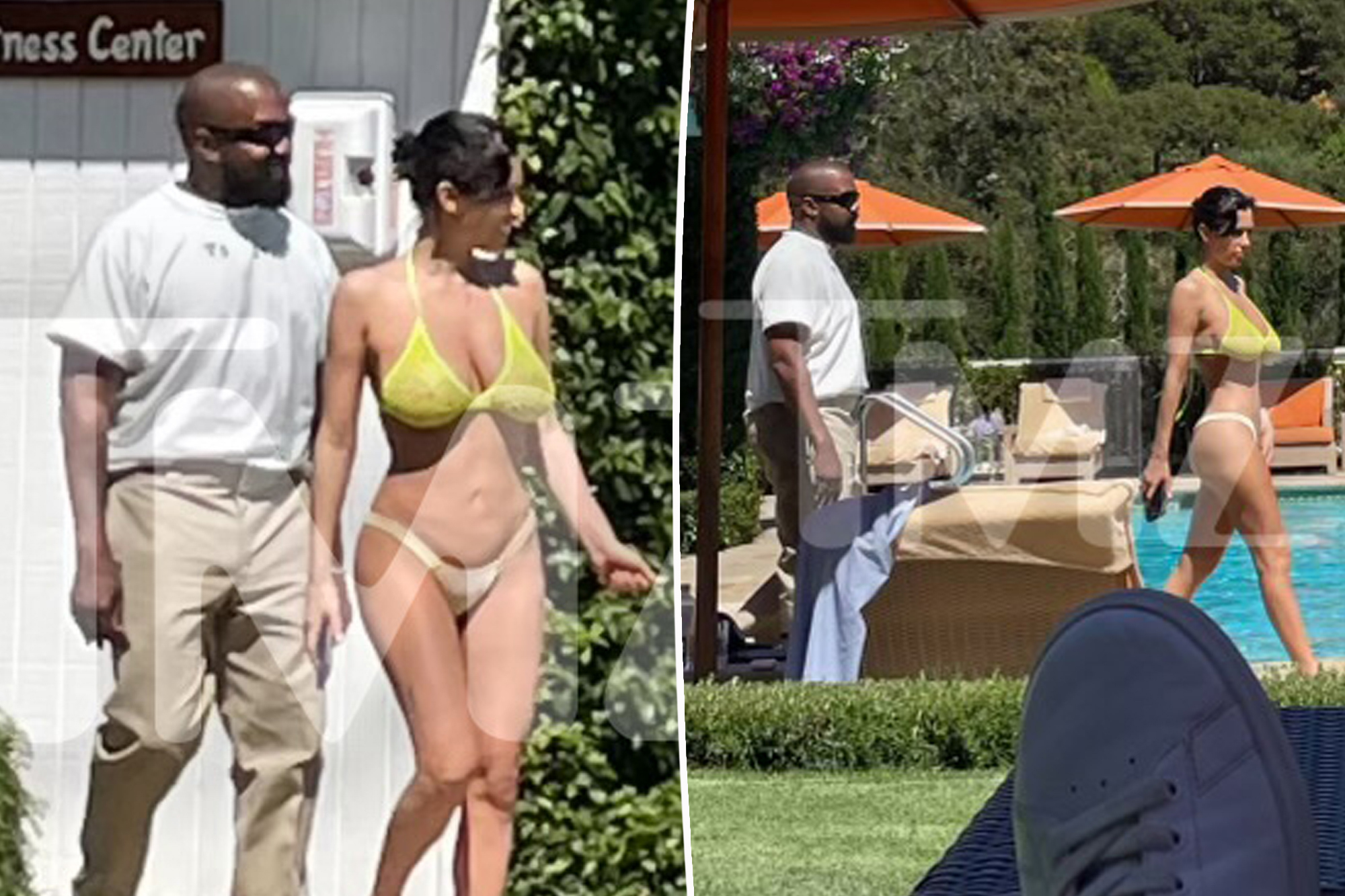 Bianca Censori's Bikini Glam: Poolside Fun with Kanye West!