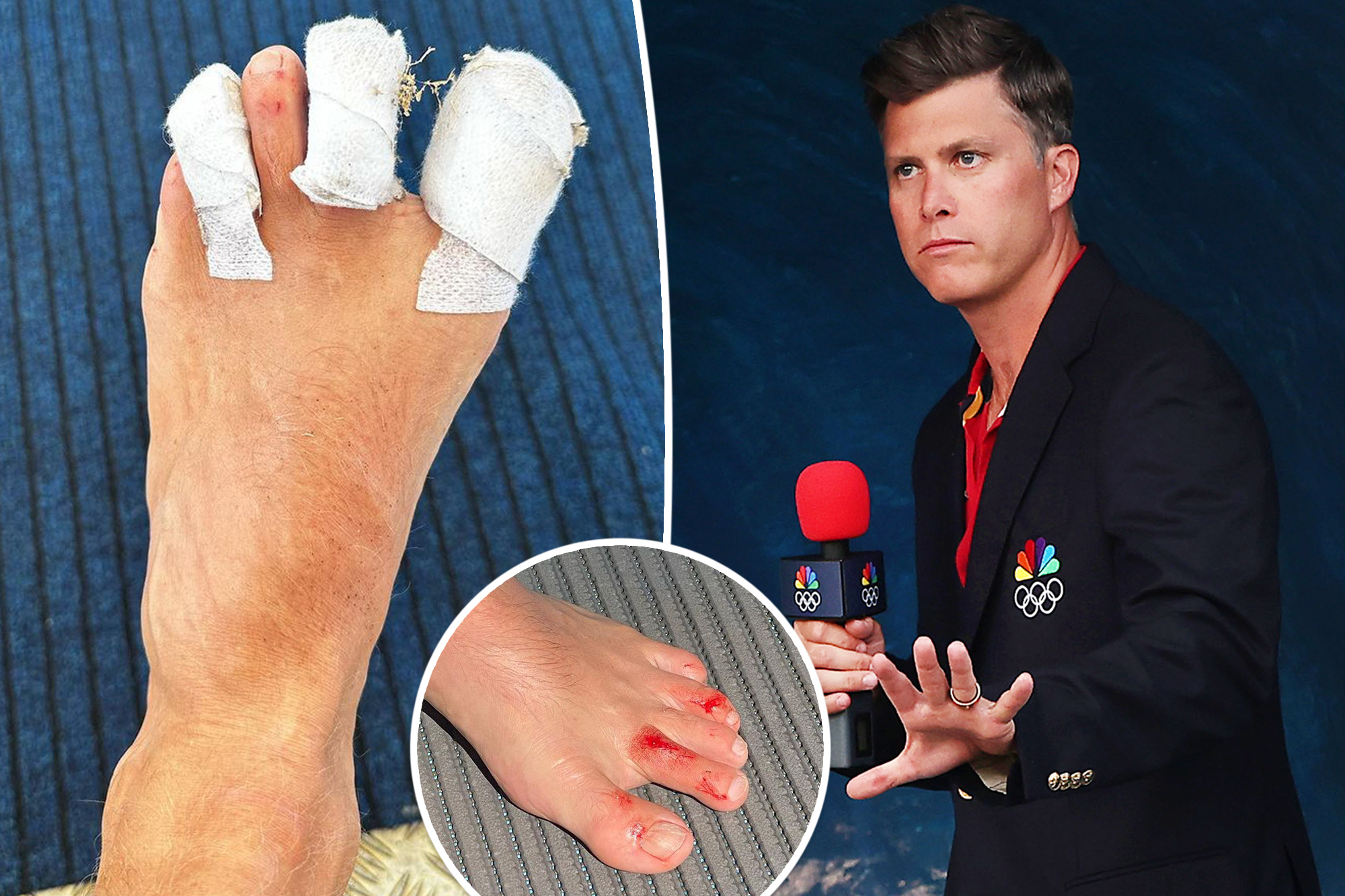 Colin Jost's Toe-tally Wild Adventure at the 2024 Olympics in Tahiti