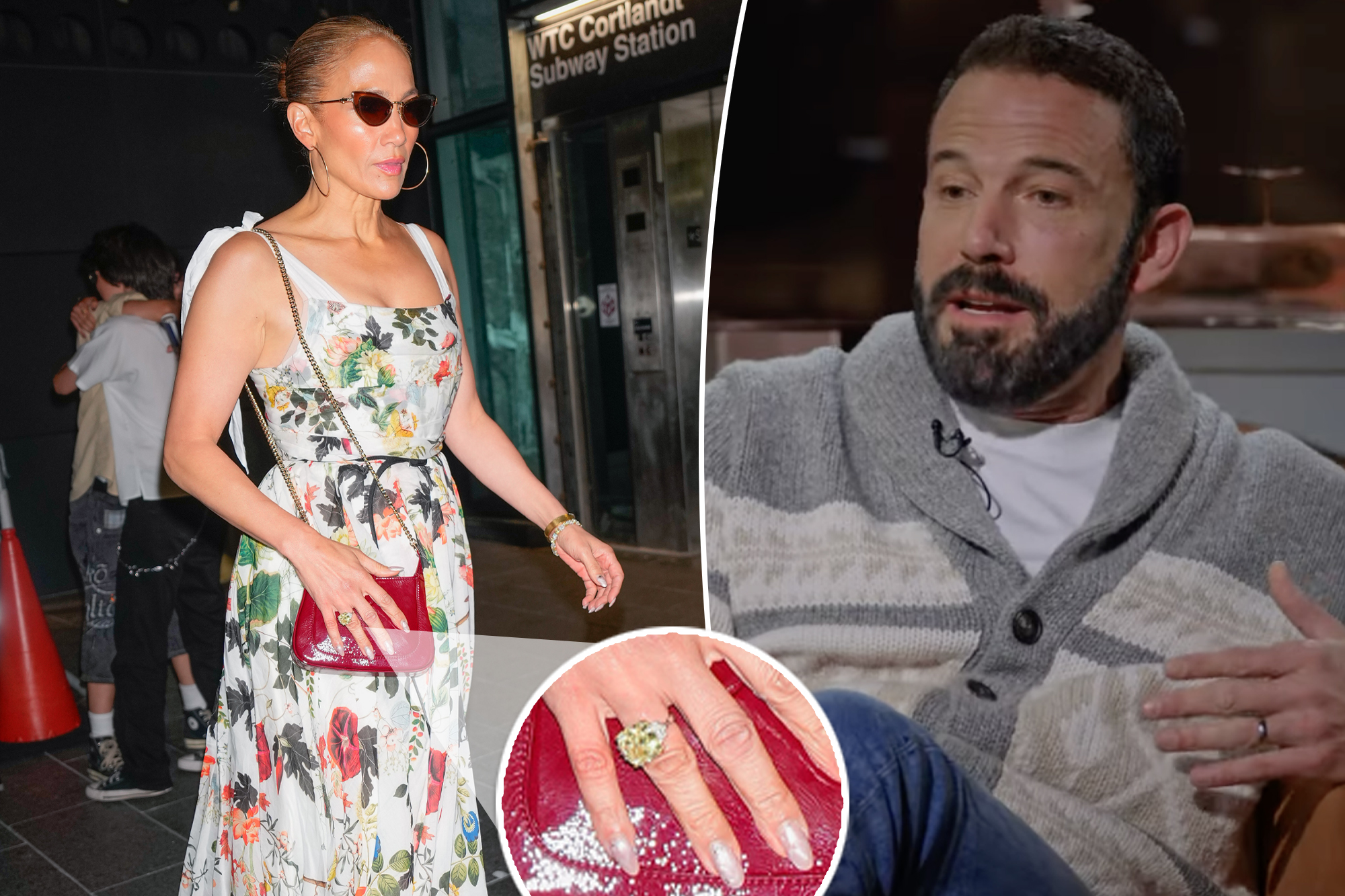 Jennifer Lopez Rocks Ben Affleck's Engagement Ring on Right Hand Amid Divorce Rumors