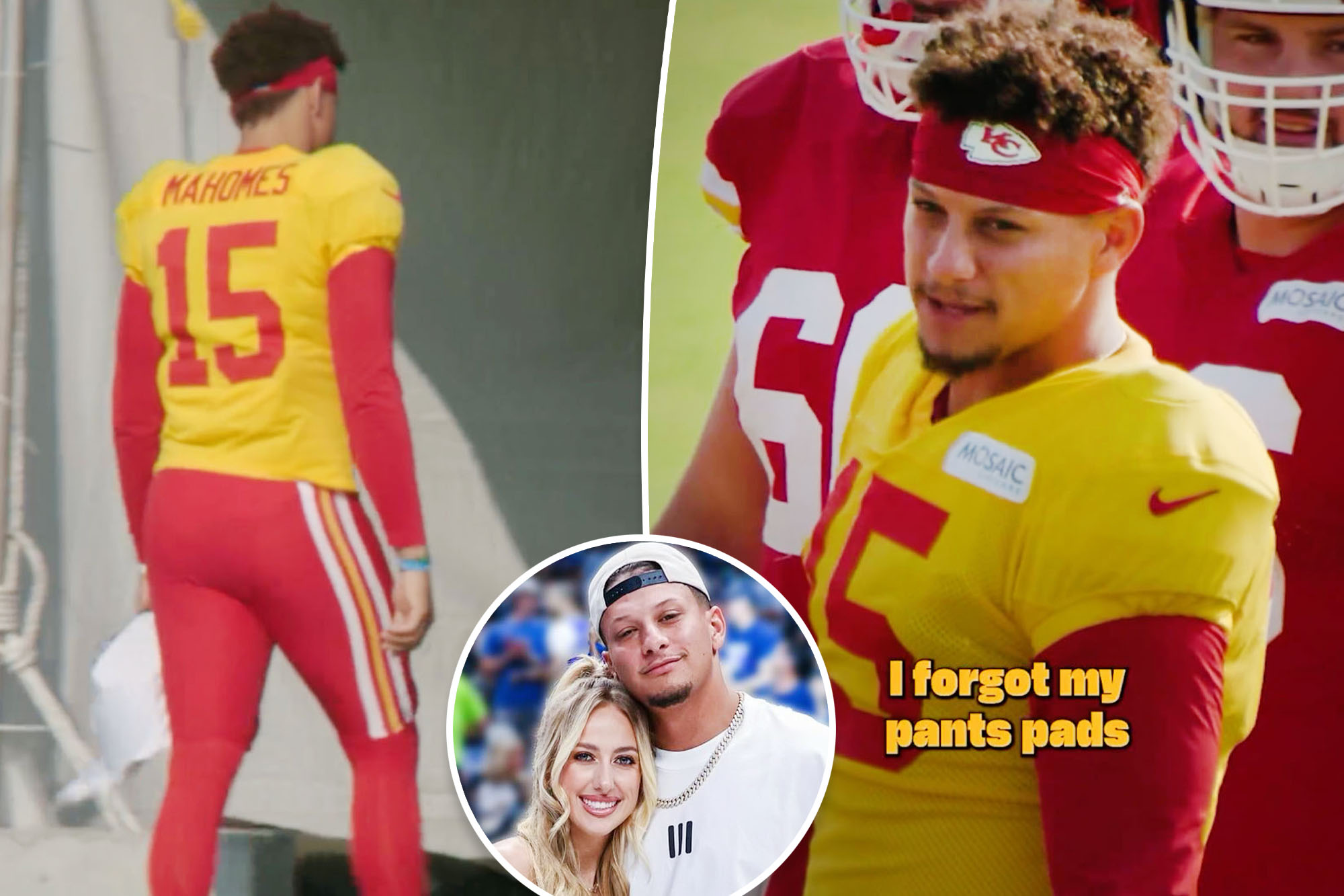 Brittany Mahomes Roasts Patrick for Forgettable Pants Mishap at Chiefs Training Camp