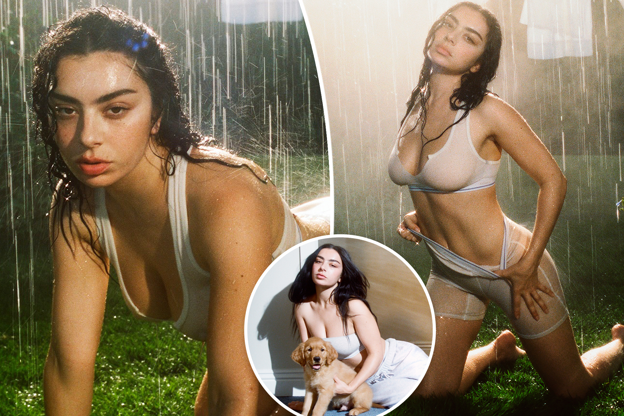 Charli XCX Makes a Splash in Skims Campaign: Wet and Wild Photos Revealed!