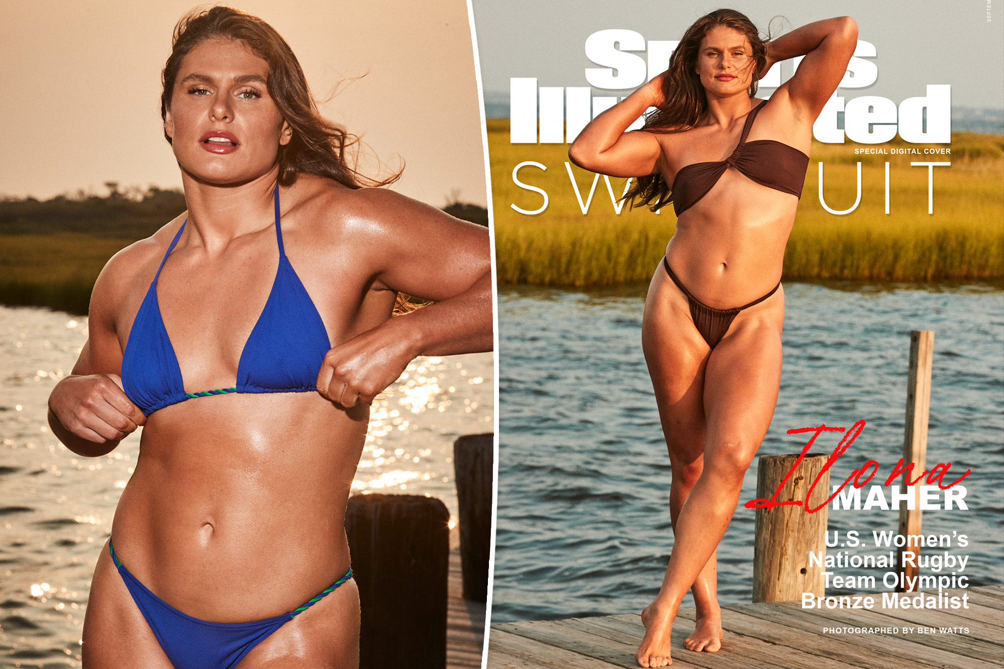 Rugby Star Ilona Maher Makes Waves on Sports Illustrated Swimsuit Cover