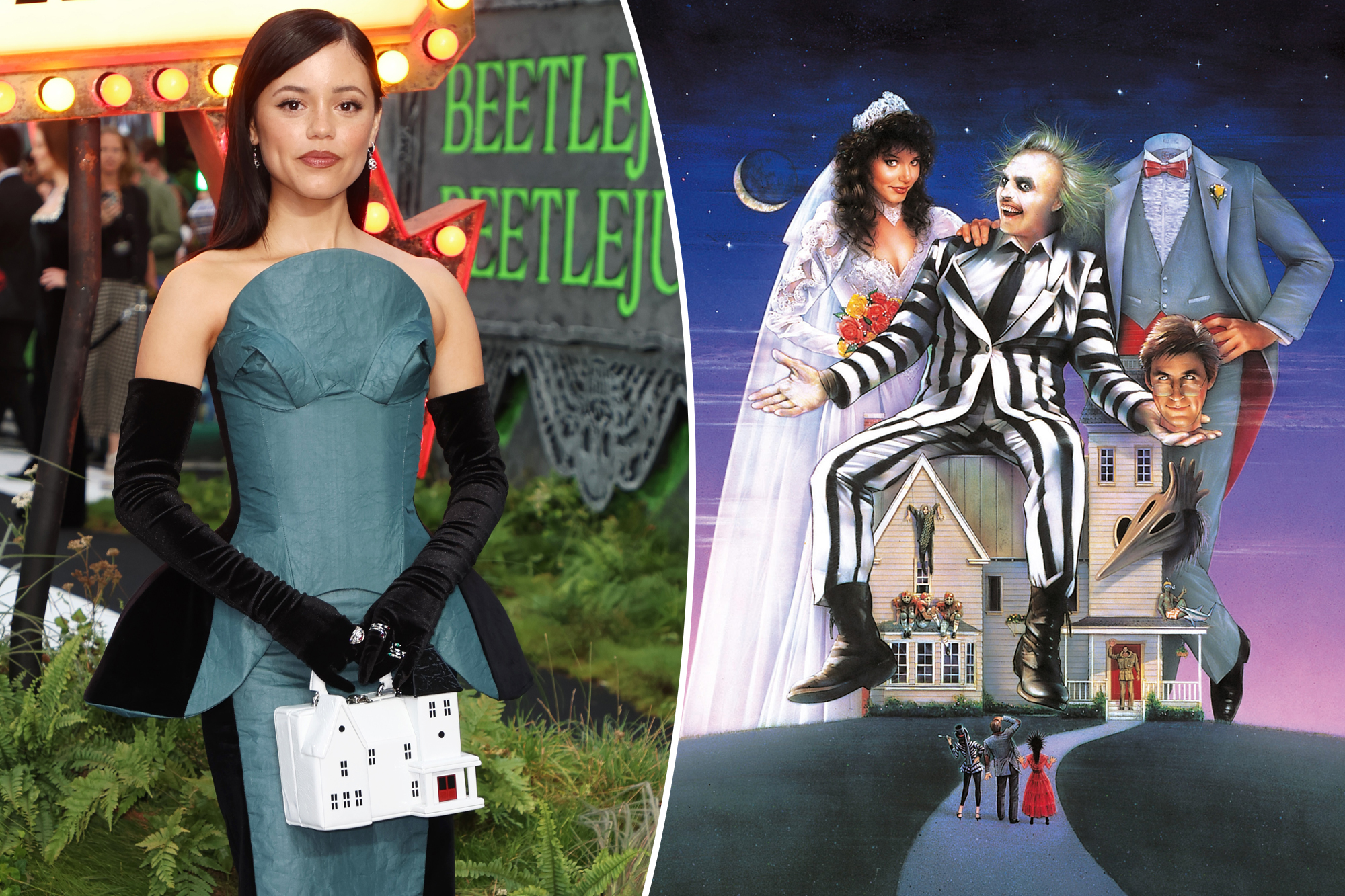 Jenna Ortega's Spooky Style: Carrying the 'Beetlejuice' House as a Purse at the Sequel's London Premiere