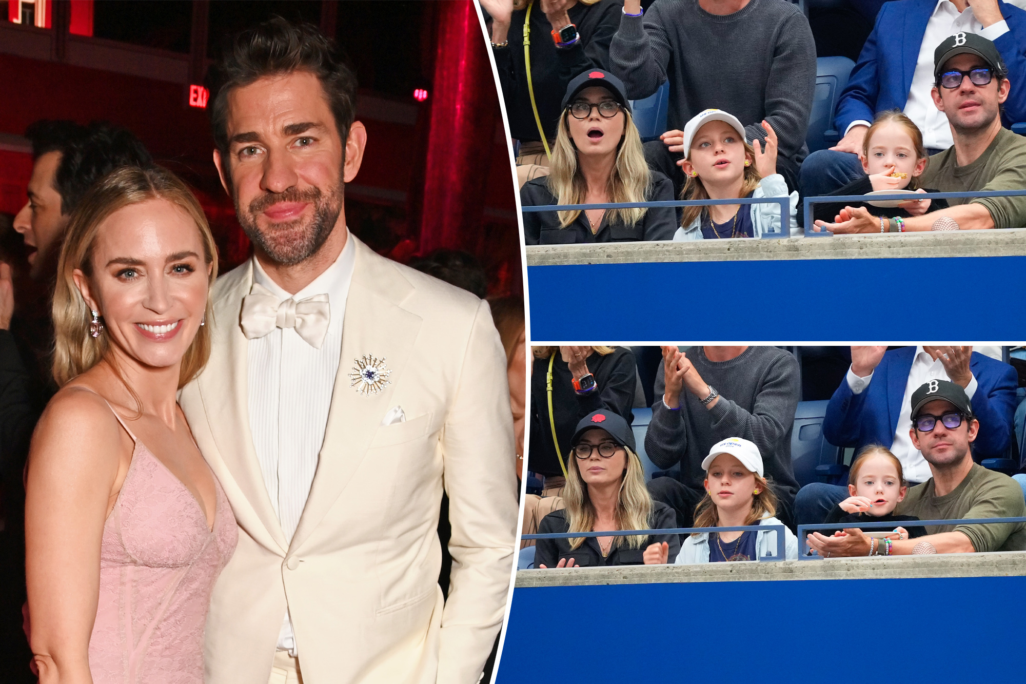 Emily Blunt and John Krasinski's US Open Outing: A Family Affair or Hollywood Spectacle?