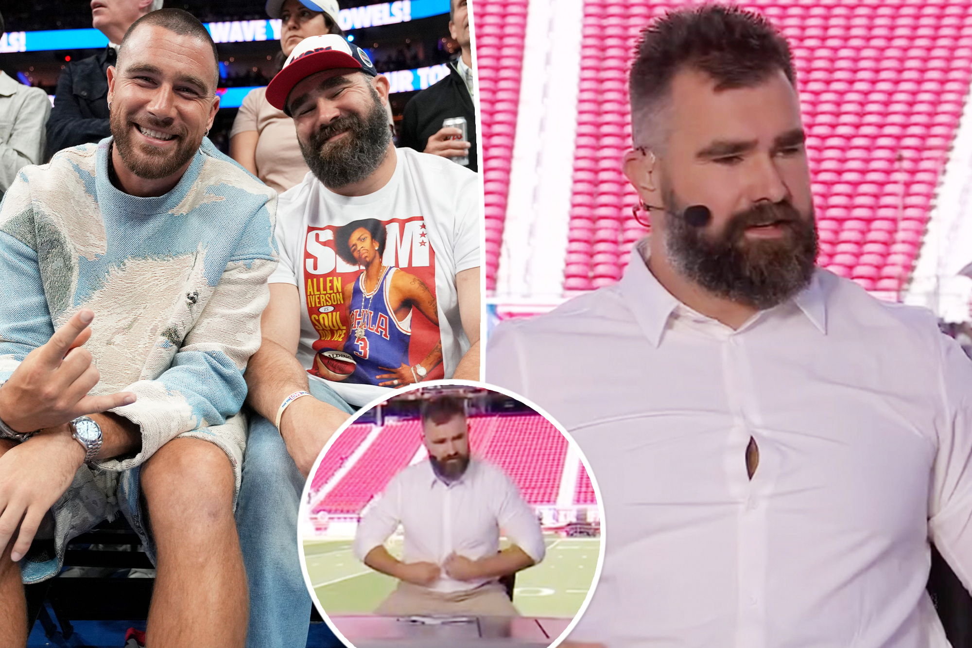 Travis Kelce's Hilarious Fashion Fiasco on Monday Night Football Debut