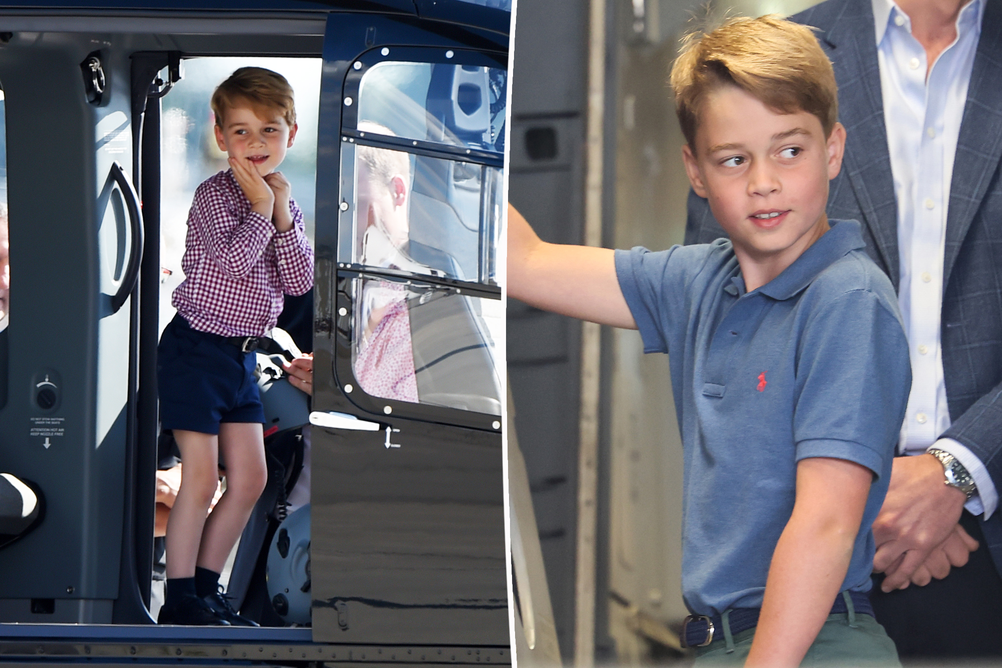 Prince George Takes First Flying Lesson with Proud Parents Watching