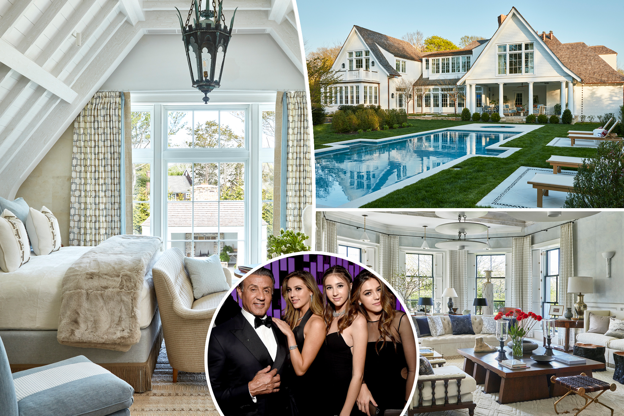 Sylvester Stallone's $25M Hamptons Home for His Daughters: A Peek Inside!