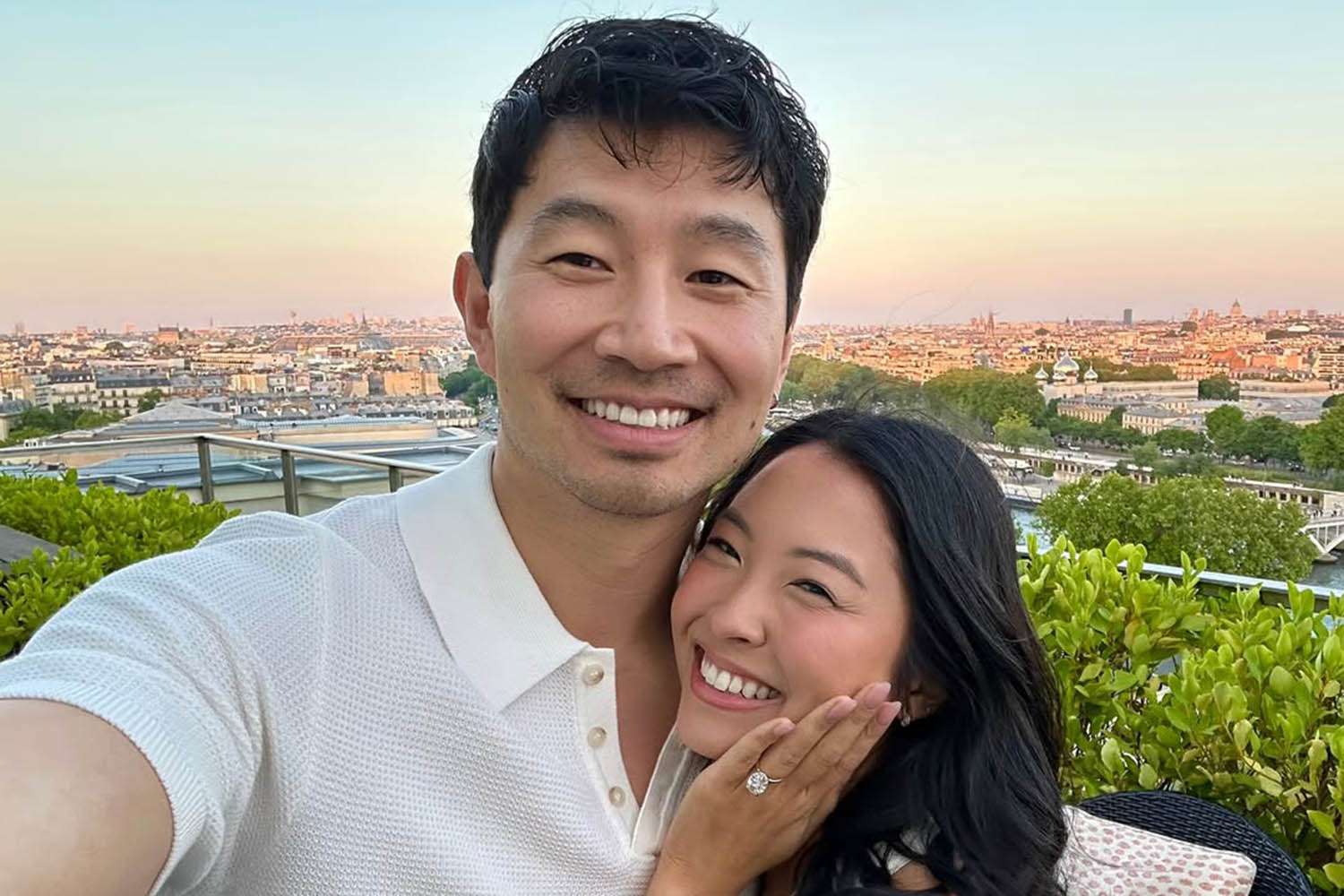 Simu Liu Pops the Question to Allison Hsu in Romantic Paris Proposal!